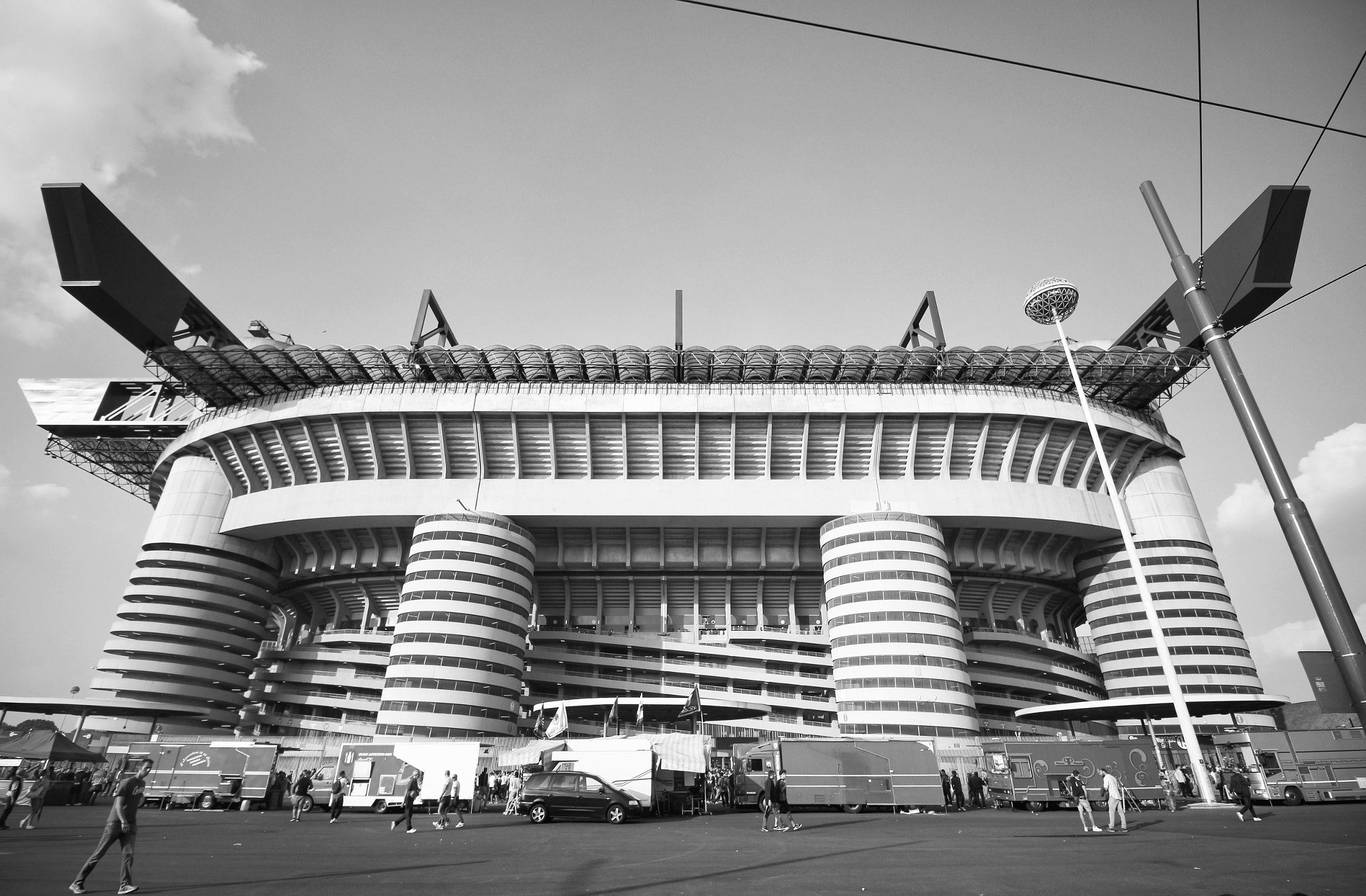 Canon EF-S 10-18mm F4.5–5.6 IS STM sample photo. Milano - san siro stadium photography