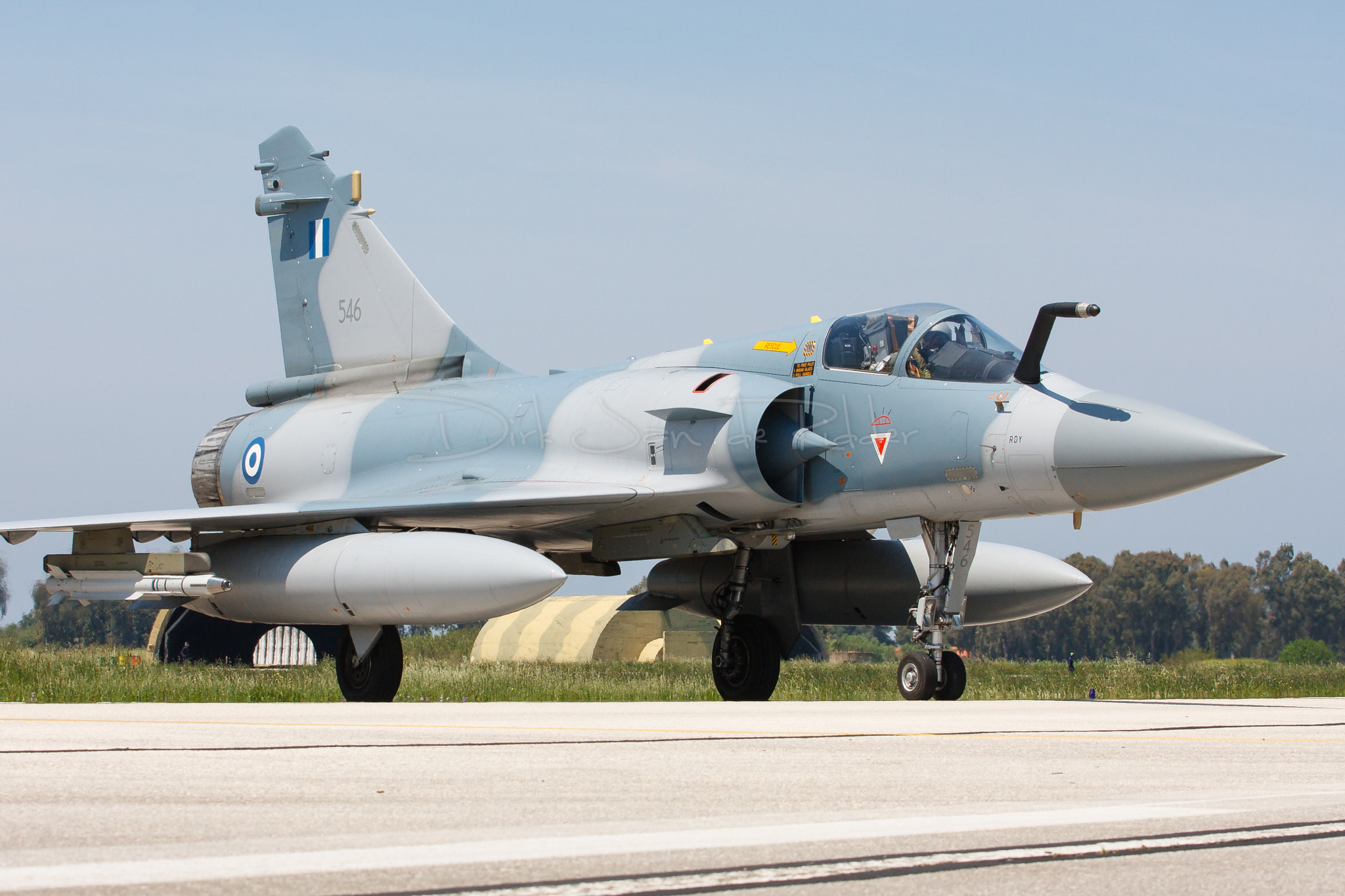 Canon EOS 40D sample photo. Hellenic air force mirage 2000-5eg 546 photography