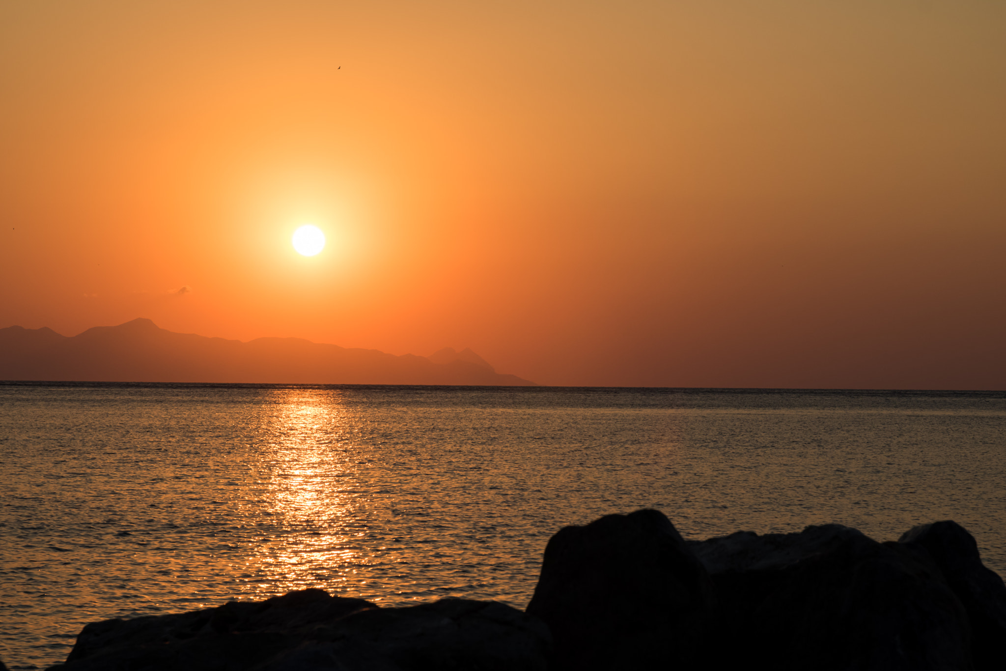 Sigma 17-70mm F2.8-4 DC Macro OS HSM sample photo. Perissa sunrise, santorini photography