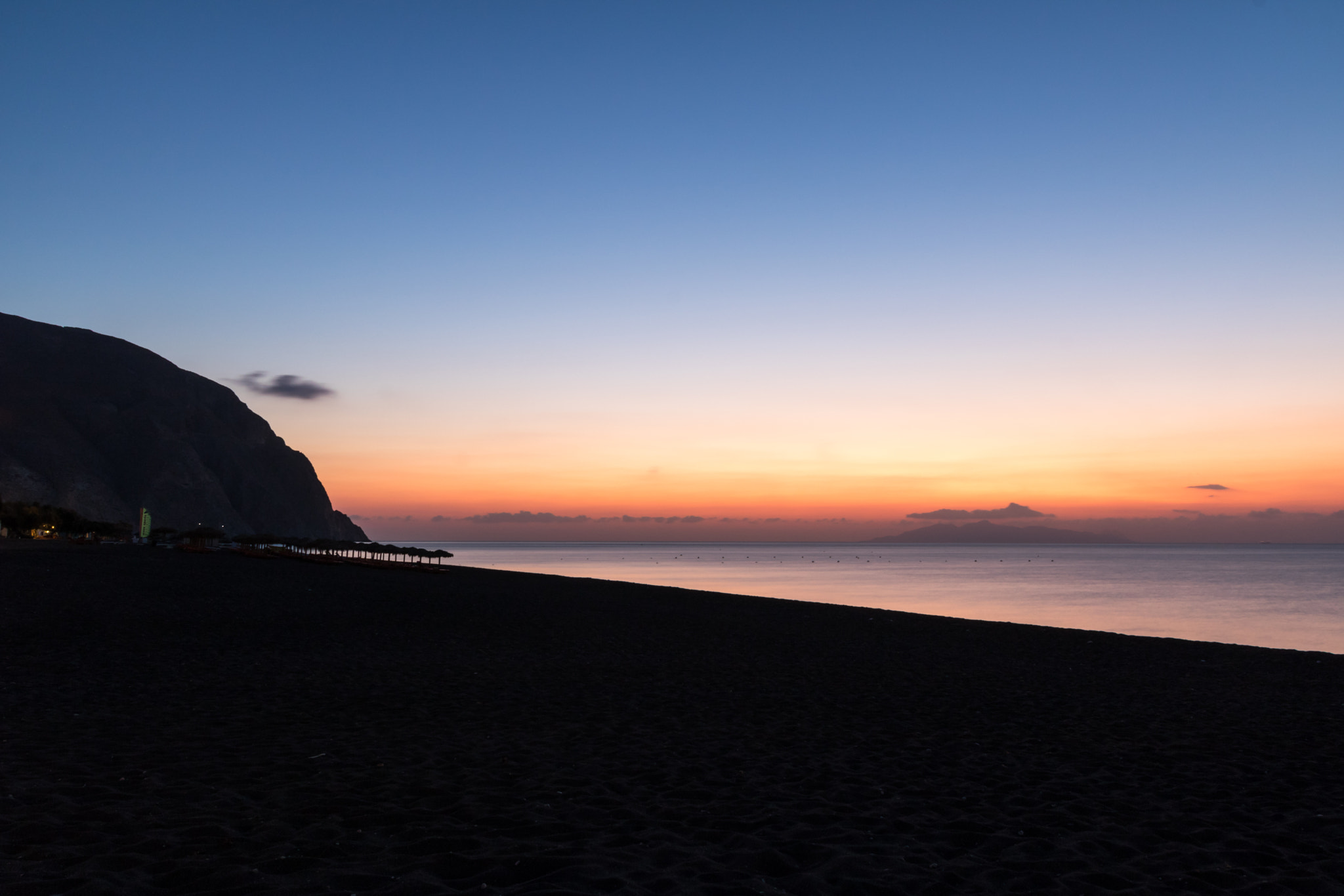 Sigma 17-70mm F2.8-4 DC Macro OS HSM sample photo. Perissa sunrise, santorini photography