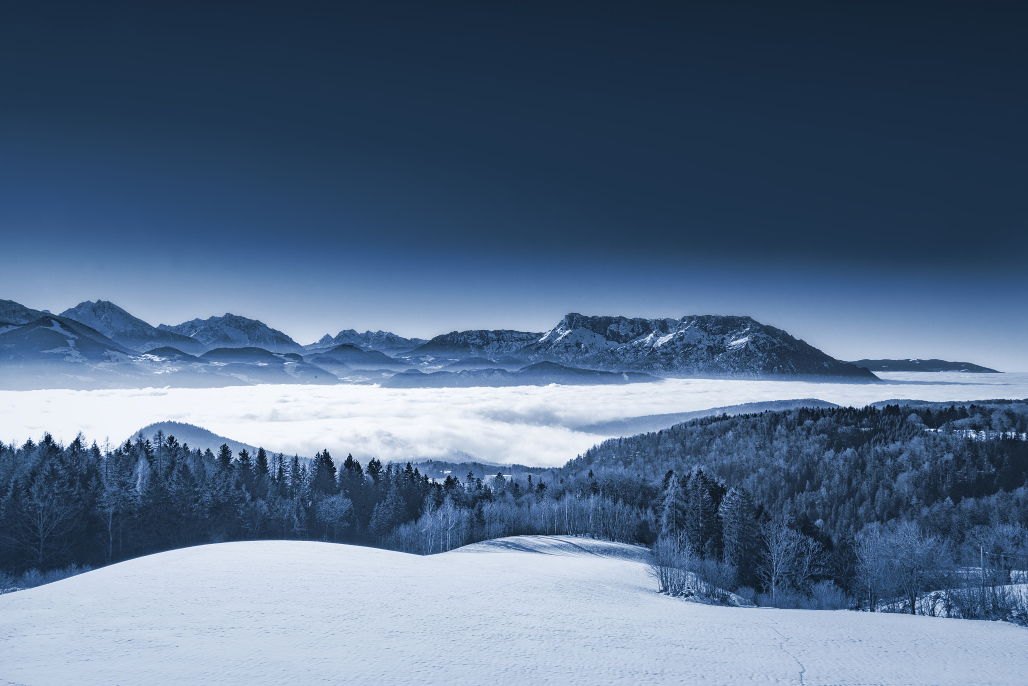 Nikon D800 sample photo. Winter in hallein cyan photography