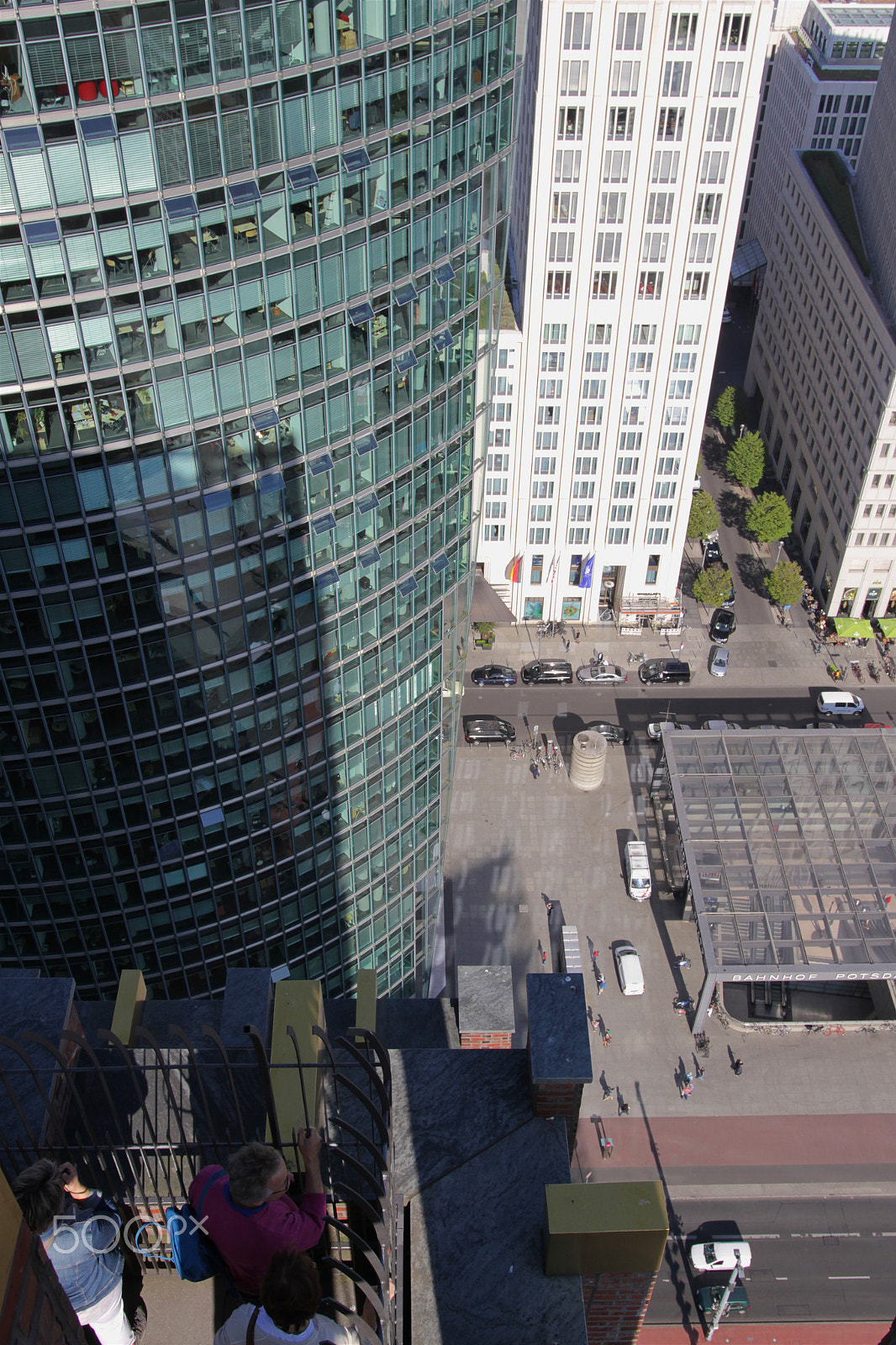 Canon EOS 7D sample photo. Potsdamer platz from above photography