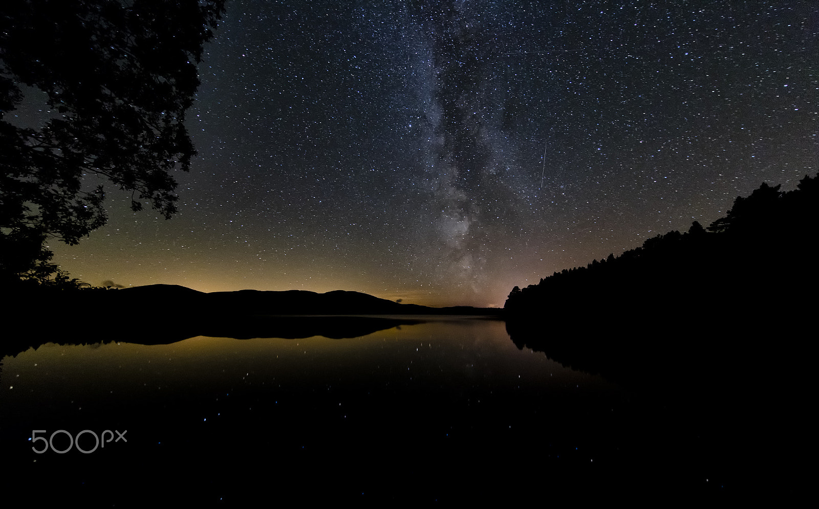 Canon EF 11-24mm F4L USM sample photo. Milky way over loch garten photography
