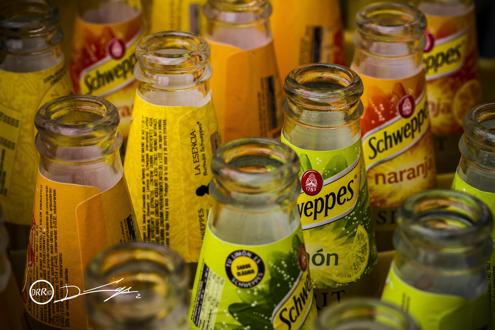 Canon EF 50mm F2.5 Macro sample photo. Soda bottles photography