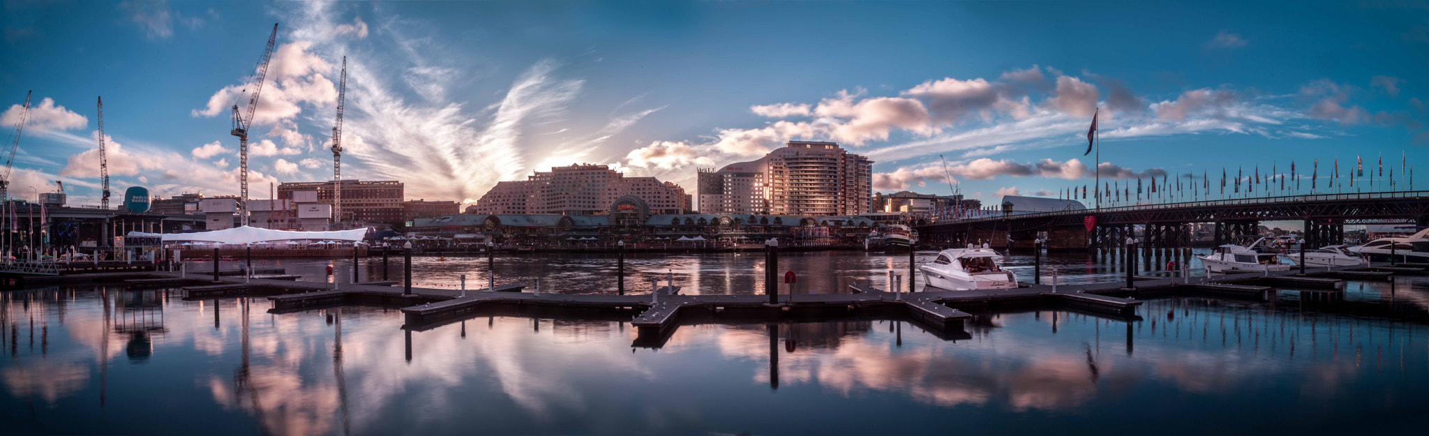 Canon EF 28-90mm f/4-5.6 sample photo. King street wharf, sydney photography