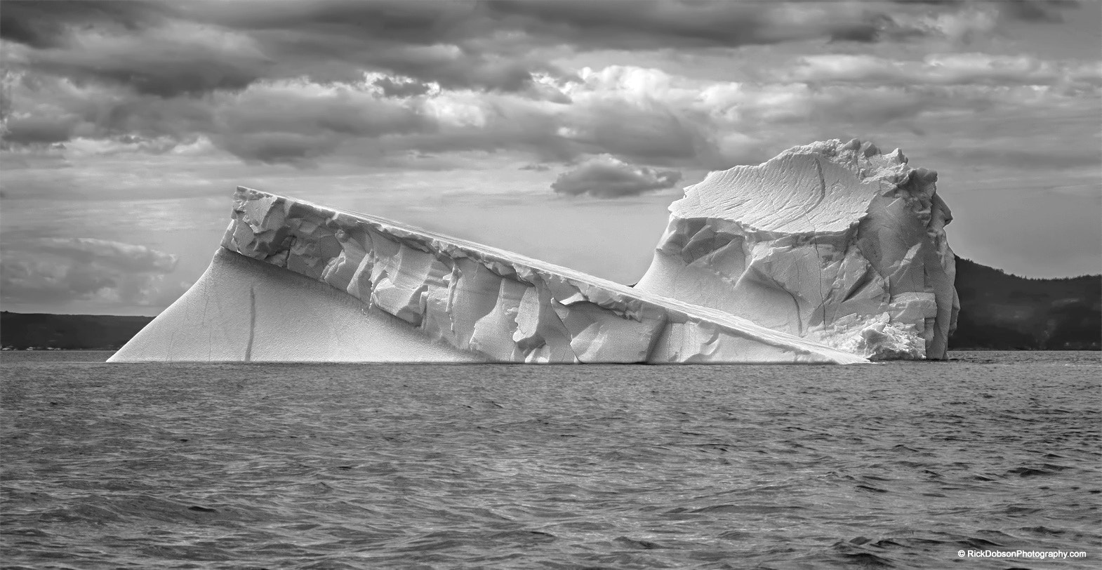Canon EOS-1D Mark IV sample photo. Iceberg bw photography