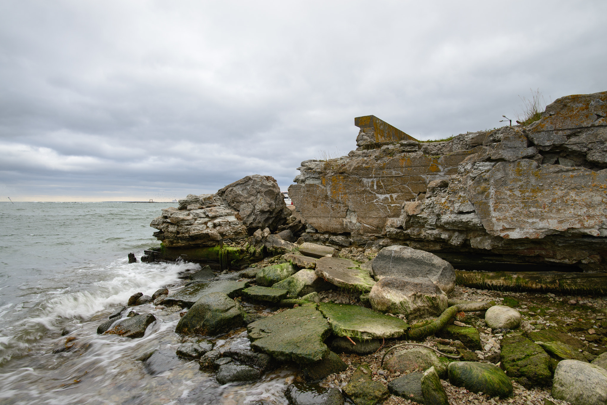 Nikon D600 sample photo. Stones on coastline photography