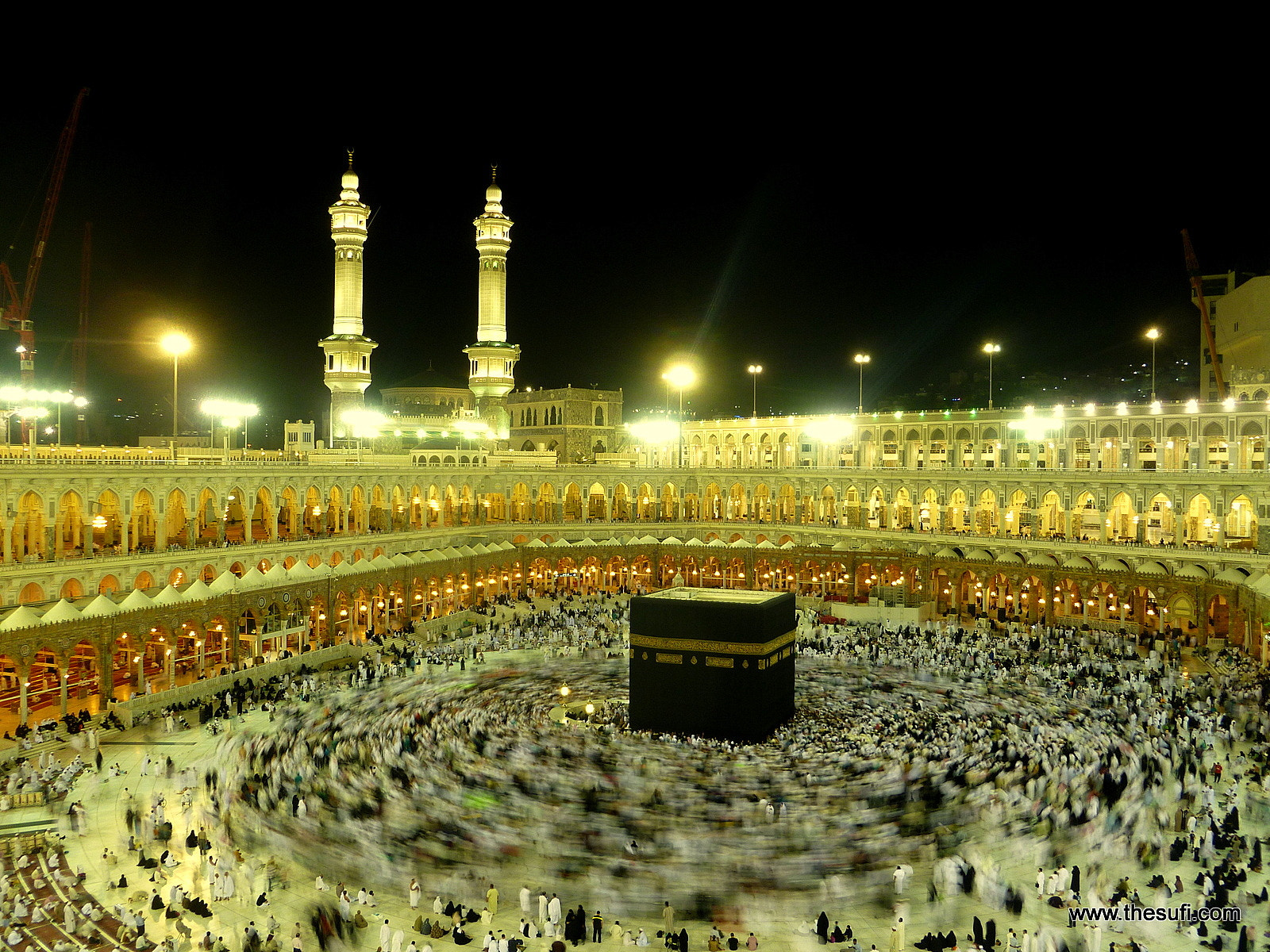 Panasonic DMC-FH20 sample photo. Pilgrims orbiting kaaba at masjid-e-haram mecca photography