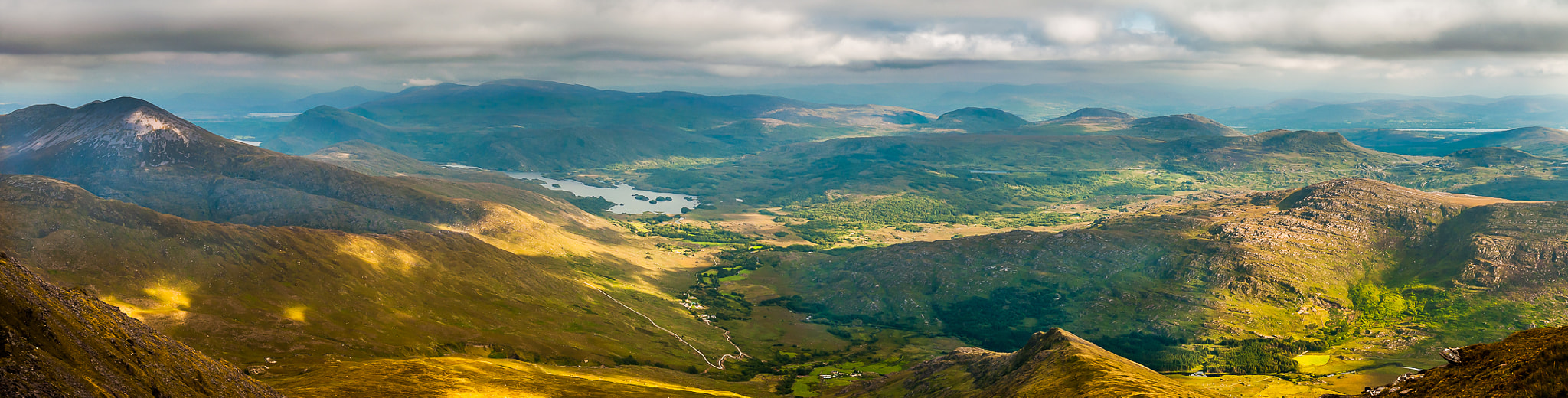 Nikon D300 sample photo. Macgillycuddy's reeks photography