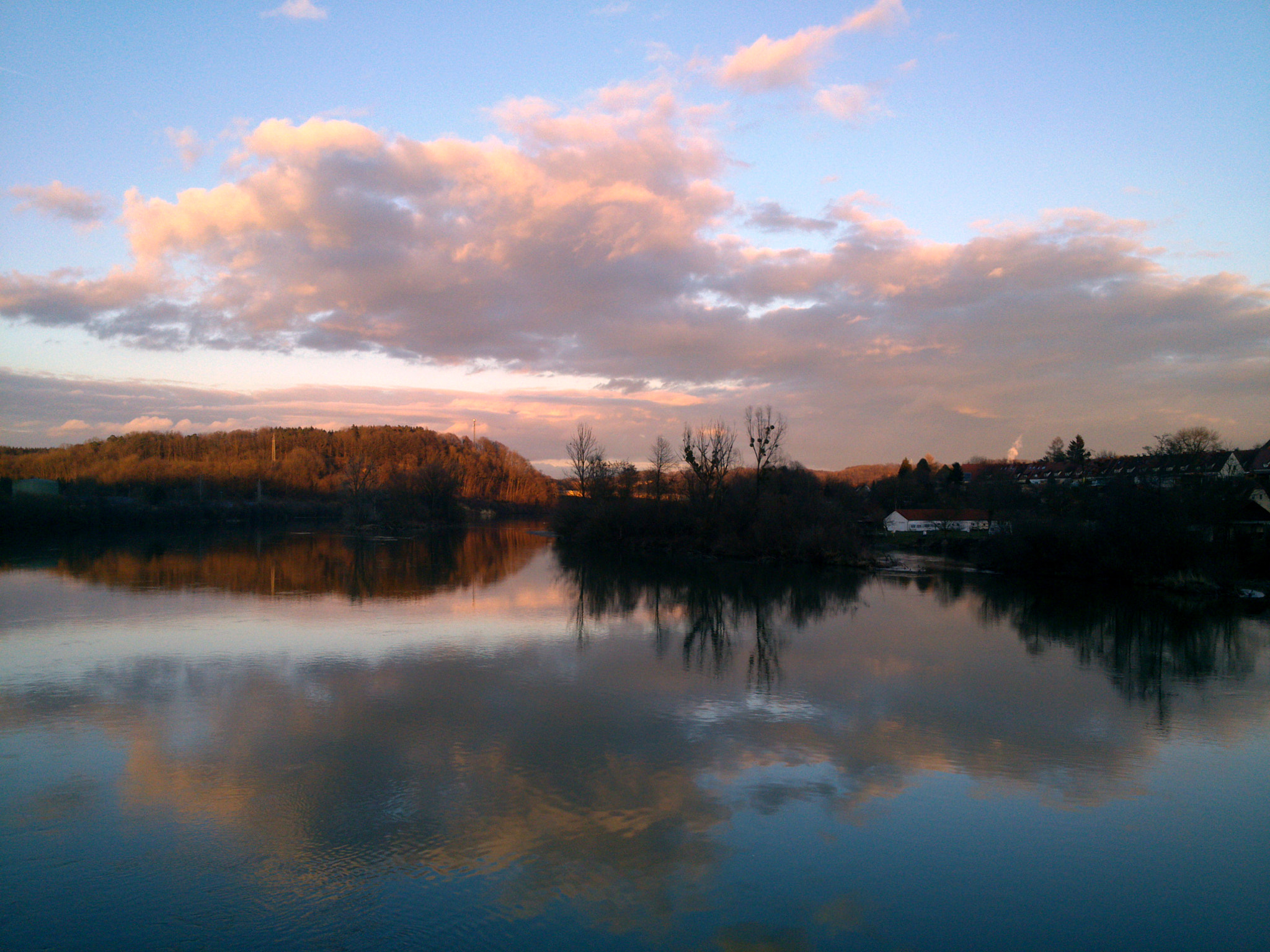 Sony Xperia P sample photo. Reflection river photography