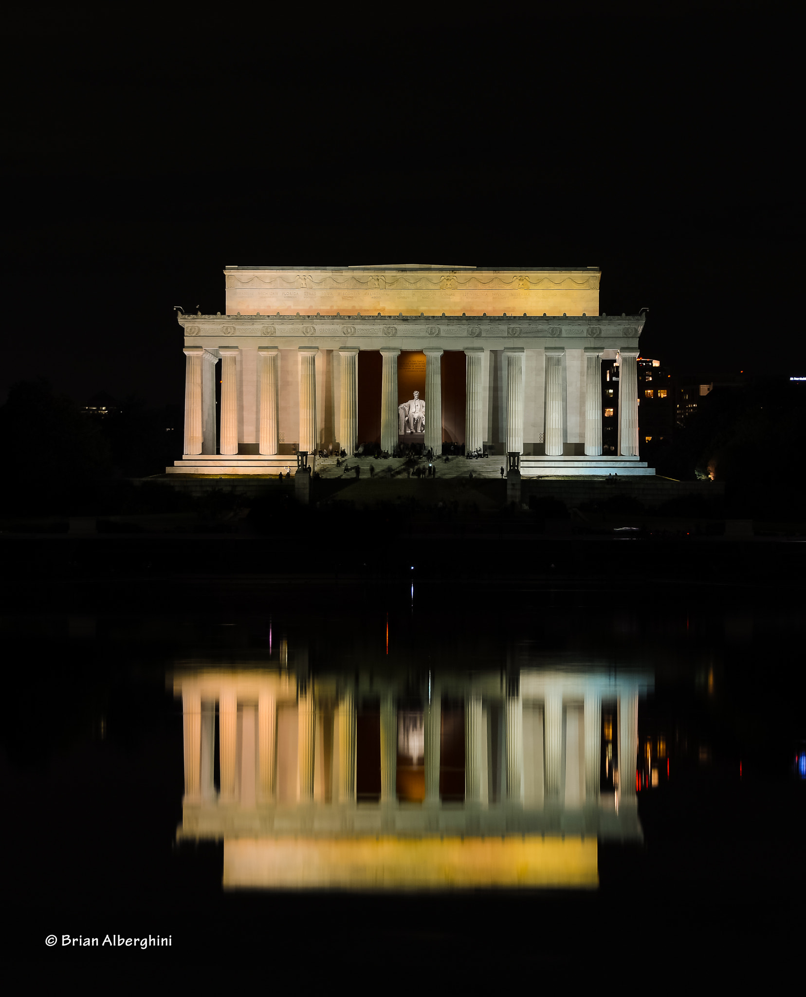 Nikon D7100 sample photo. Lincoln memorial photography