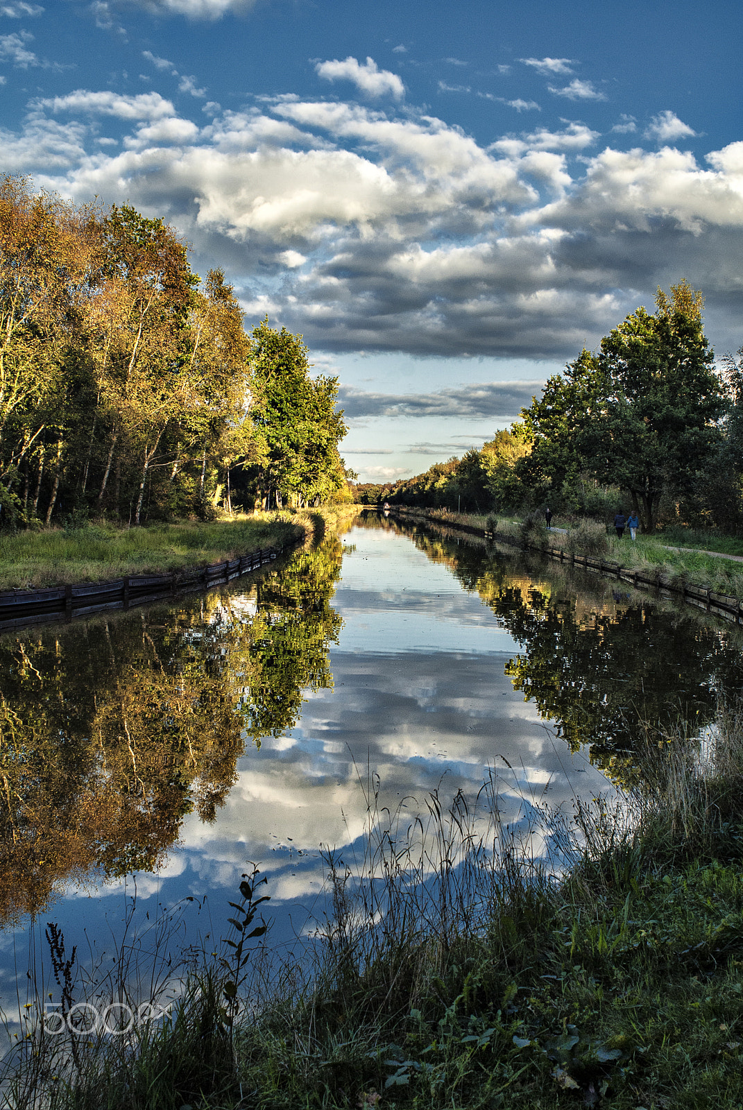 Nikon D200 + Sigma 24-70mm F3.5-5.6 Aspherical HF sample photo. Down the canal photography