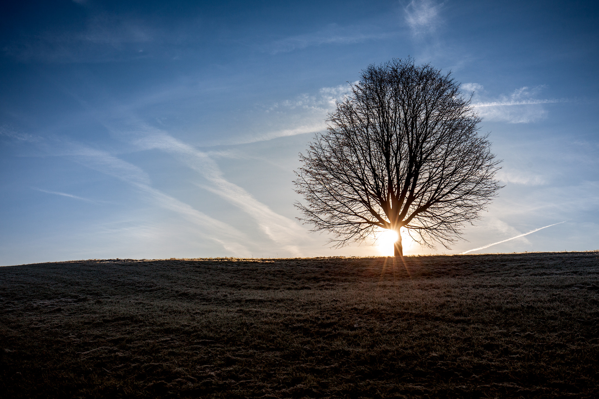 Canon EOS 5D Mark II sample photo. Sonnenuntergang im winter photography