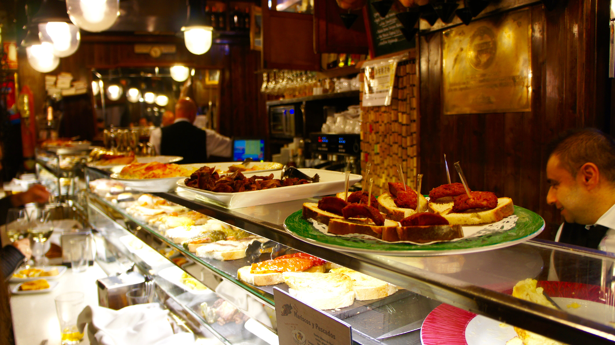 Sony Alpha NEX-5 sample photo. Enjoying tapas in salamanca, spain photography