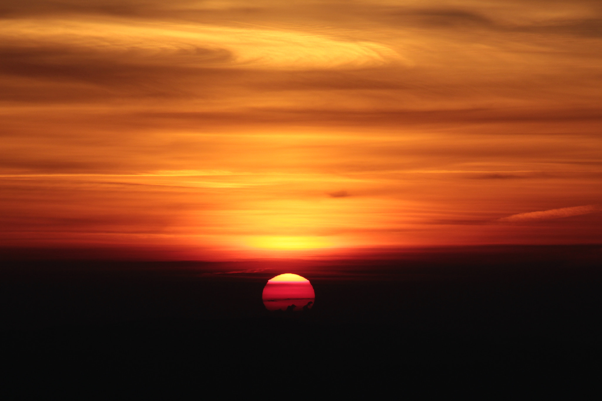 Canon EF 80-200mm F4.5-5.6 II sample photo. Sun photography