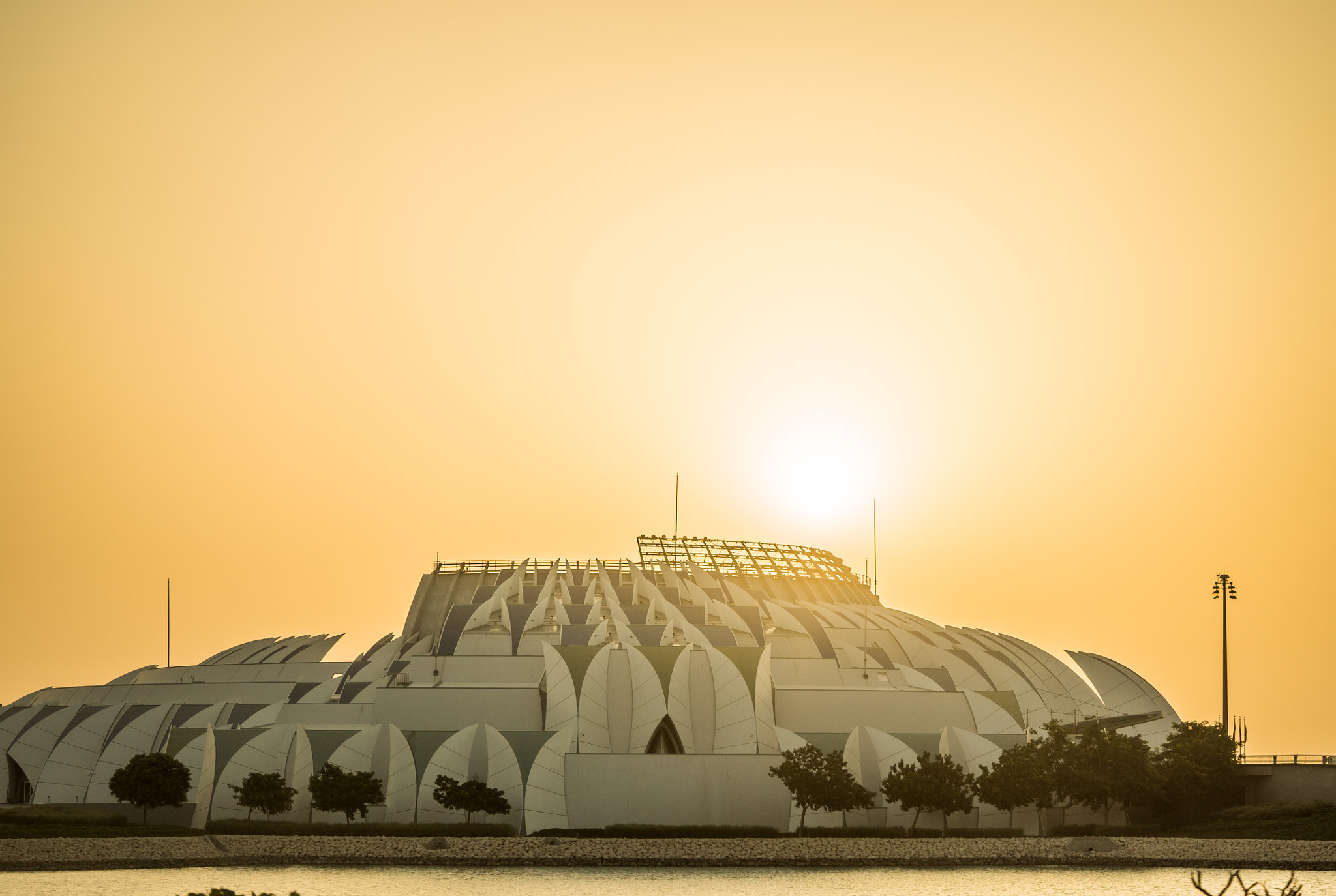 Sony FE 90mm F2.8 Macro G OSS sample photo. Doha at dawn photography