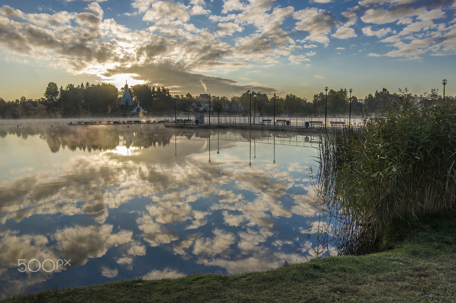 Pentax K-5 II sample photo. Double sky photography