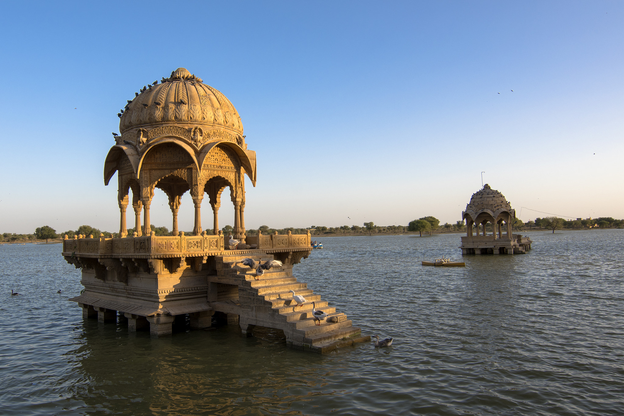 Nikon D500 sample photo. Gadisar lake at jaisalmer, rajasthan, india photography