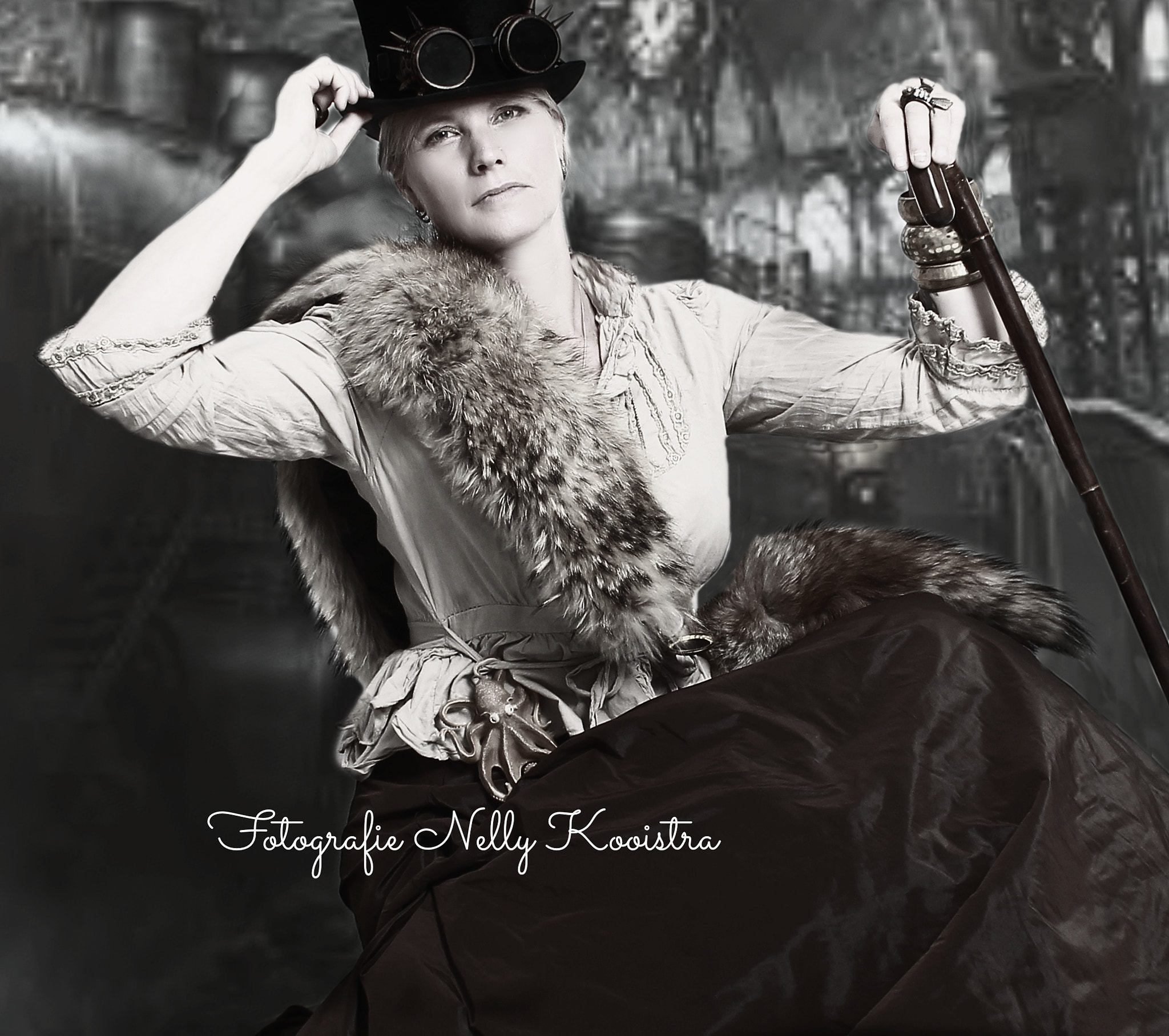 Canon EF-S 18-55mm F3.5-5.6 II sample photo. Steampunk photography