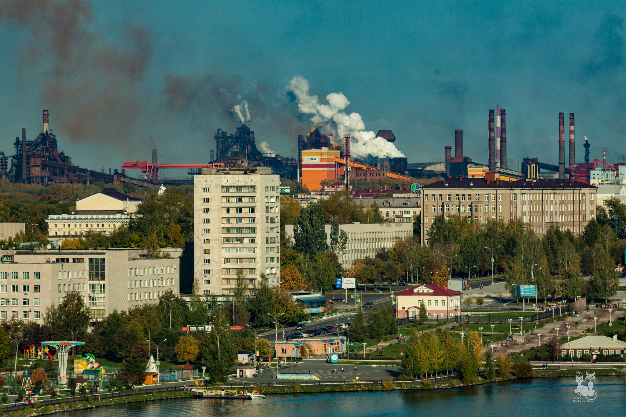 Canon EF 35-80mm f/4-5.6 sample photo. Industrial town photography