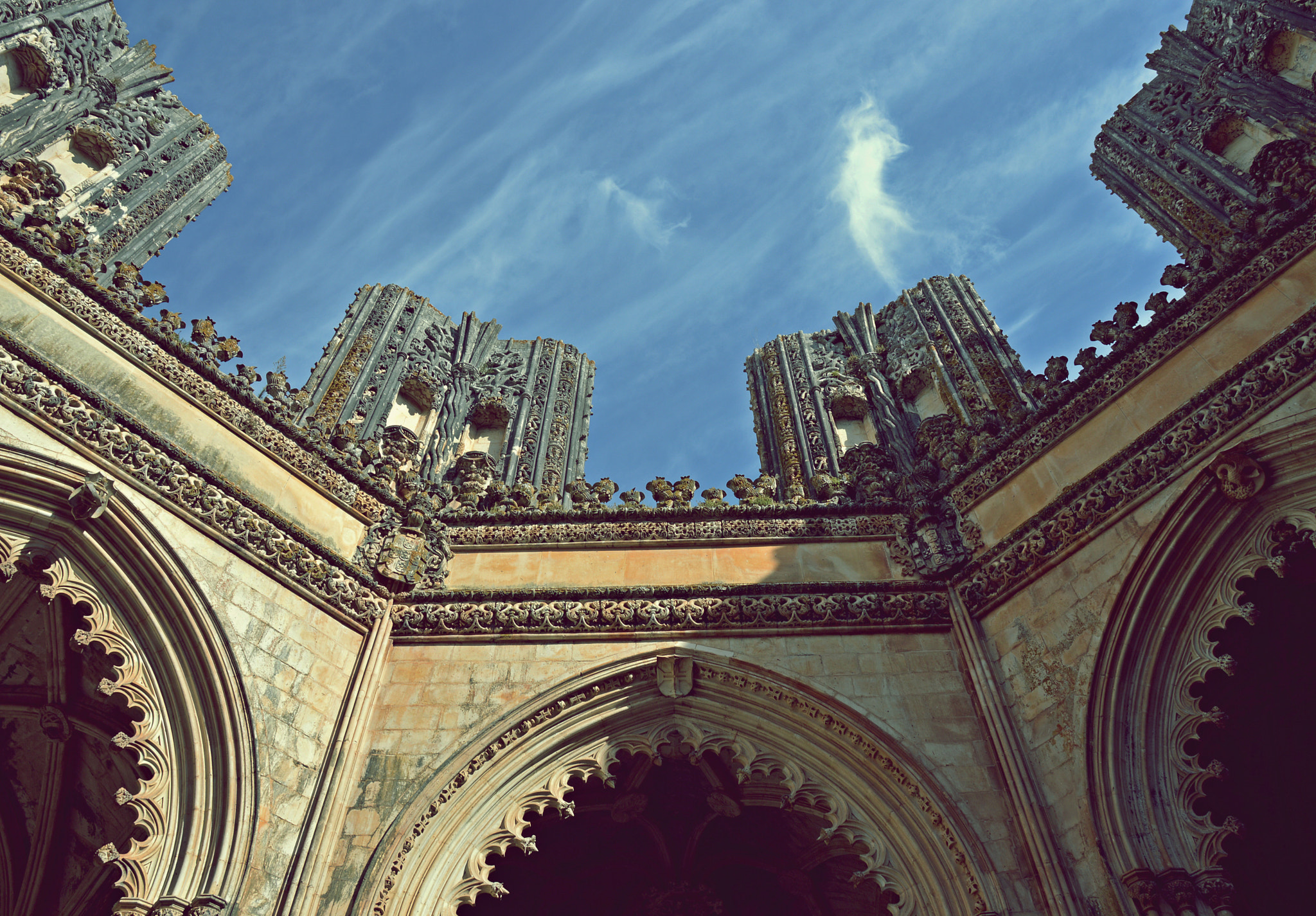Sigma 17-70mm F2.8-4 DC Macro OS HSM | C sample photo. Sky from inside of monastery photography