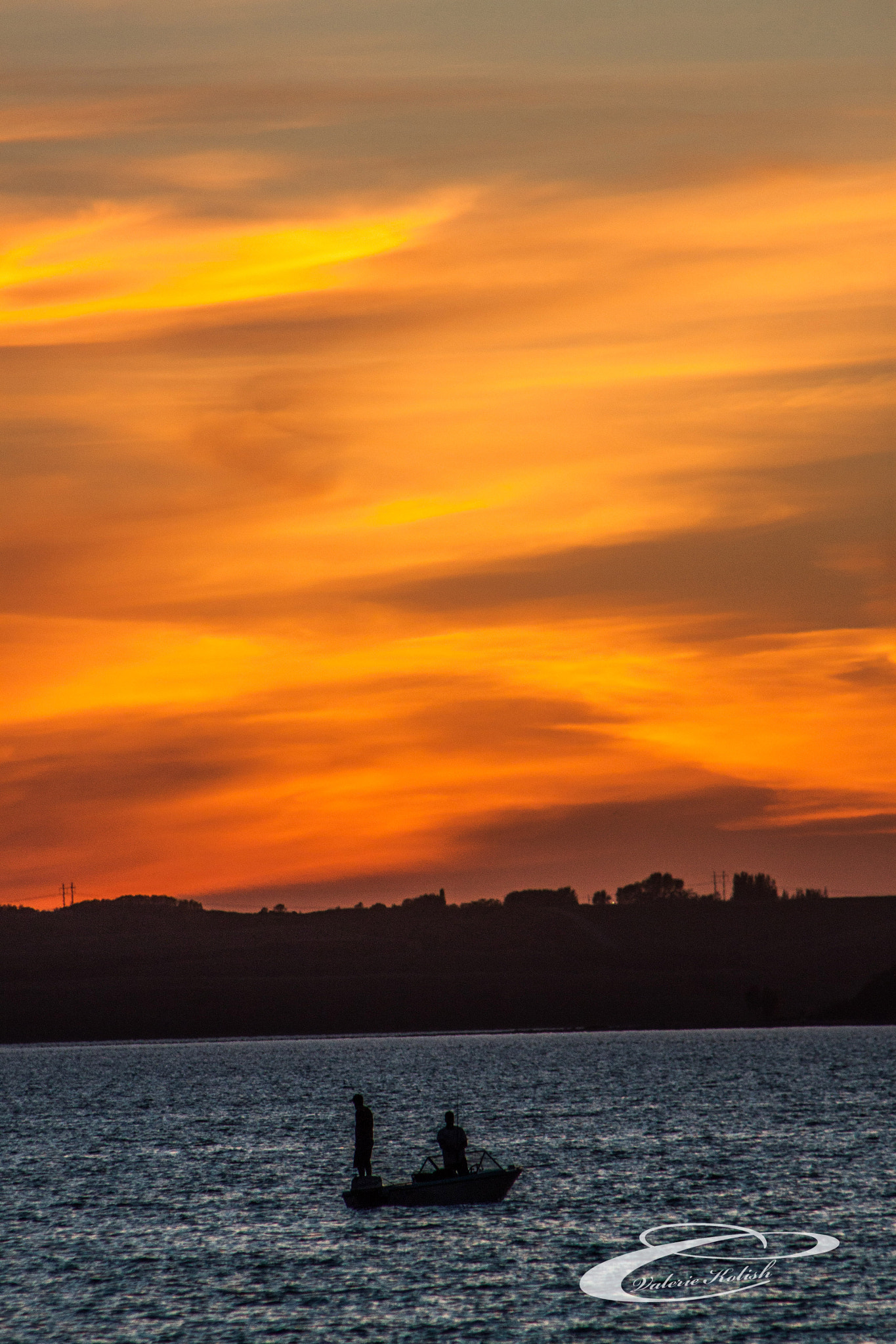 Canon EF 75-300mm f/4-5.6 USM sample photo. Evening fishing photography