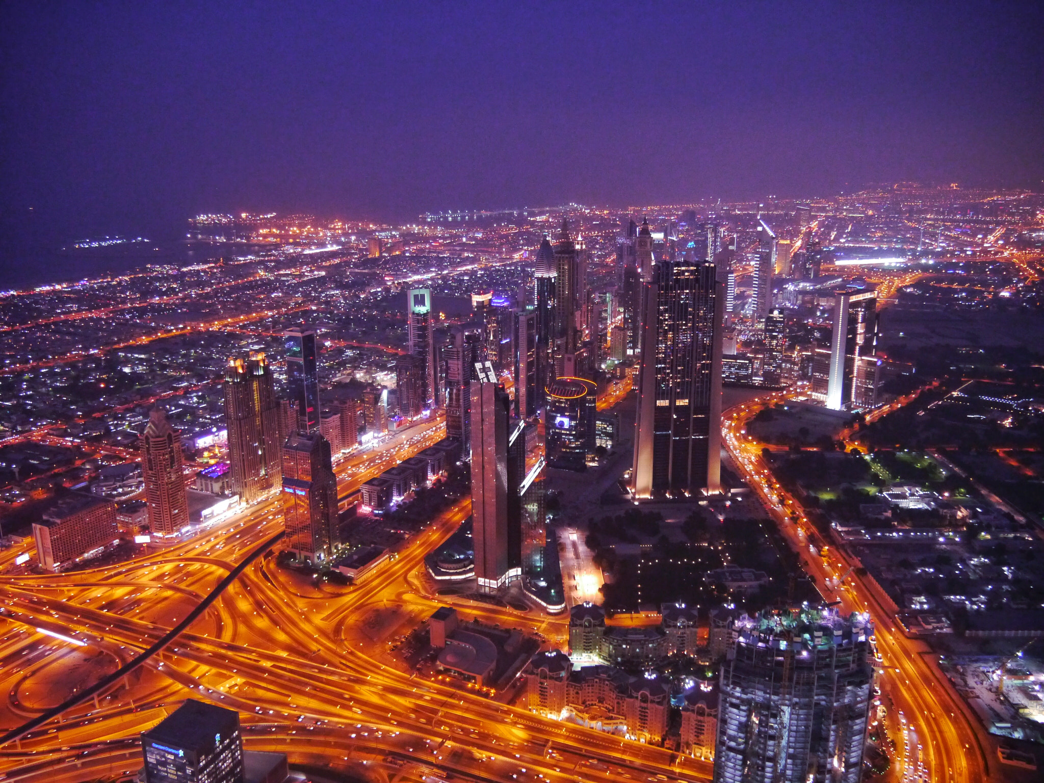 Panasonic Lumix DMC-G5 sample photo. Dubai city skyline at sunset photography