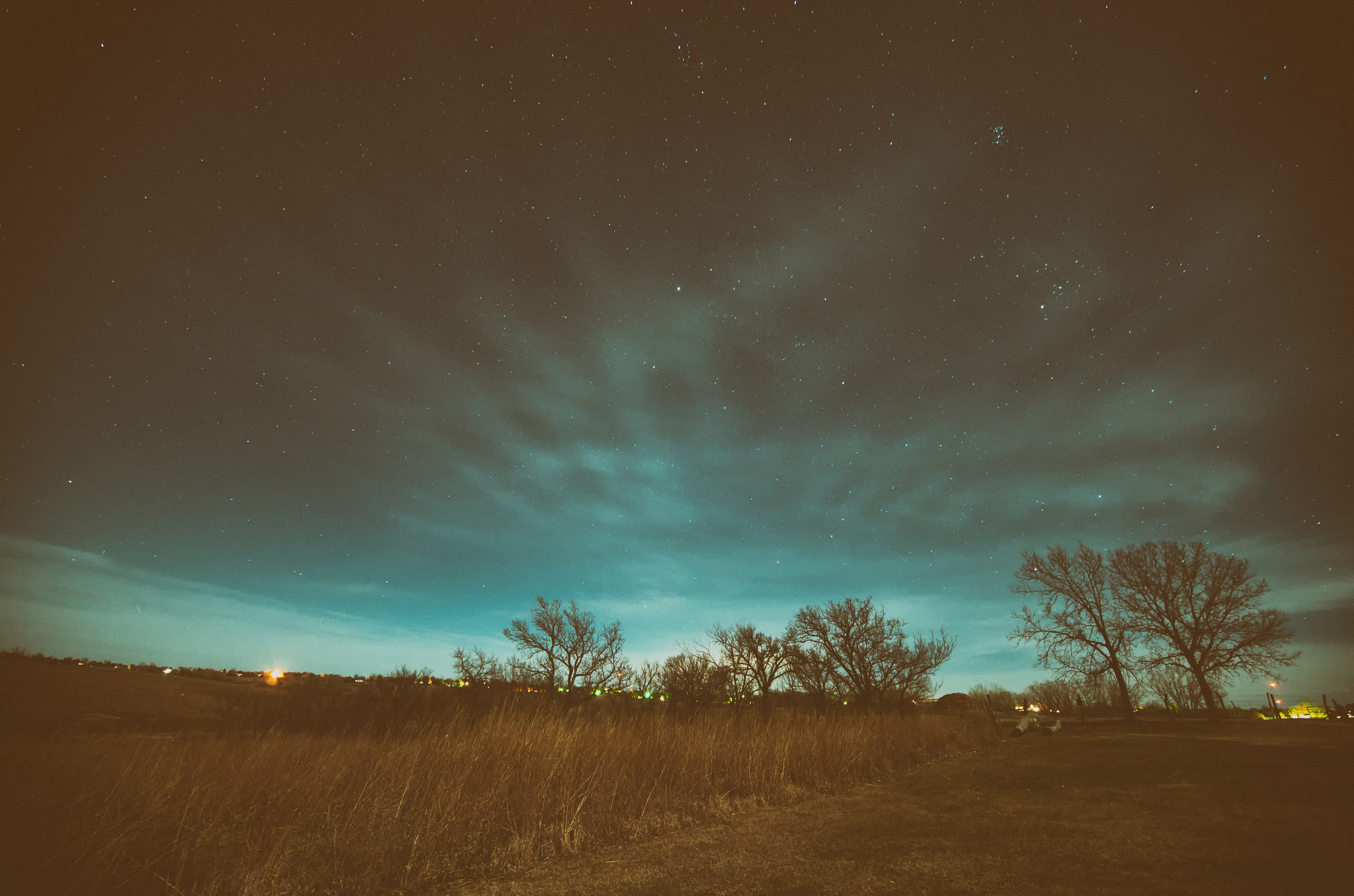 Pentax K-50 sample photo. Starry night photography