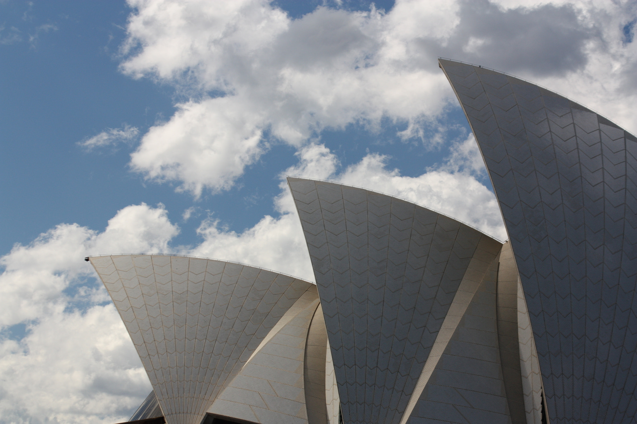 Canon EF 75-300mm F4.0-5.6 IS USM sample photo. Sydney opera house with clouds photography