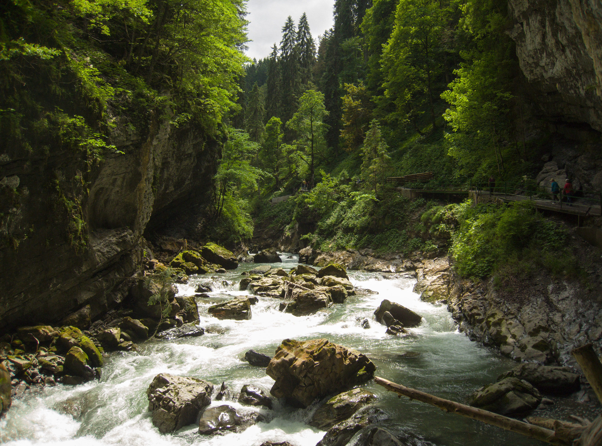 Canon DIGITAL IXUS 850 IS sample photo. Breitachklamm photography