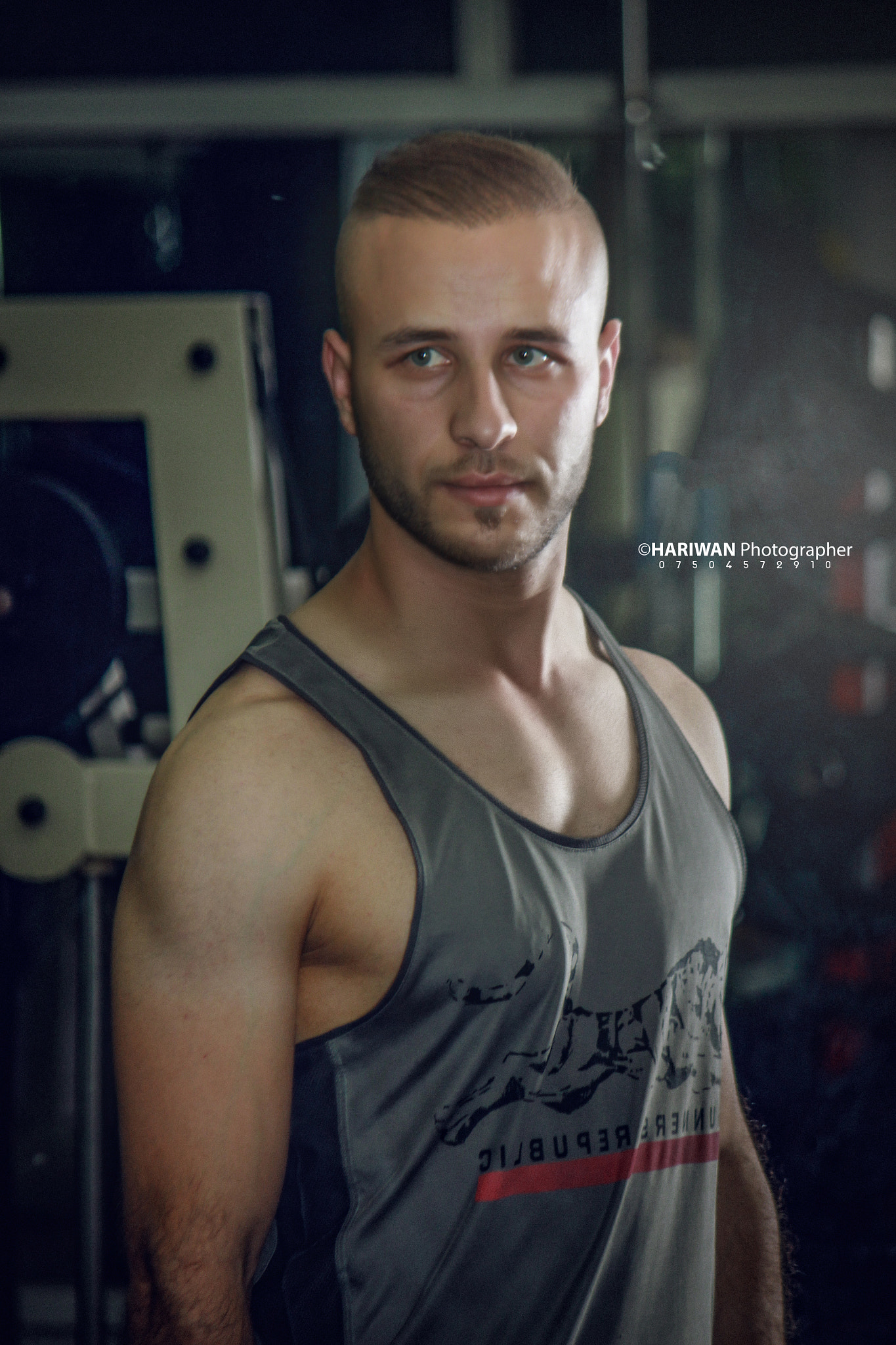 Canon EF-S 55-250mm F4-5.6 IS sample photo. Body building photography