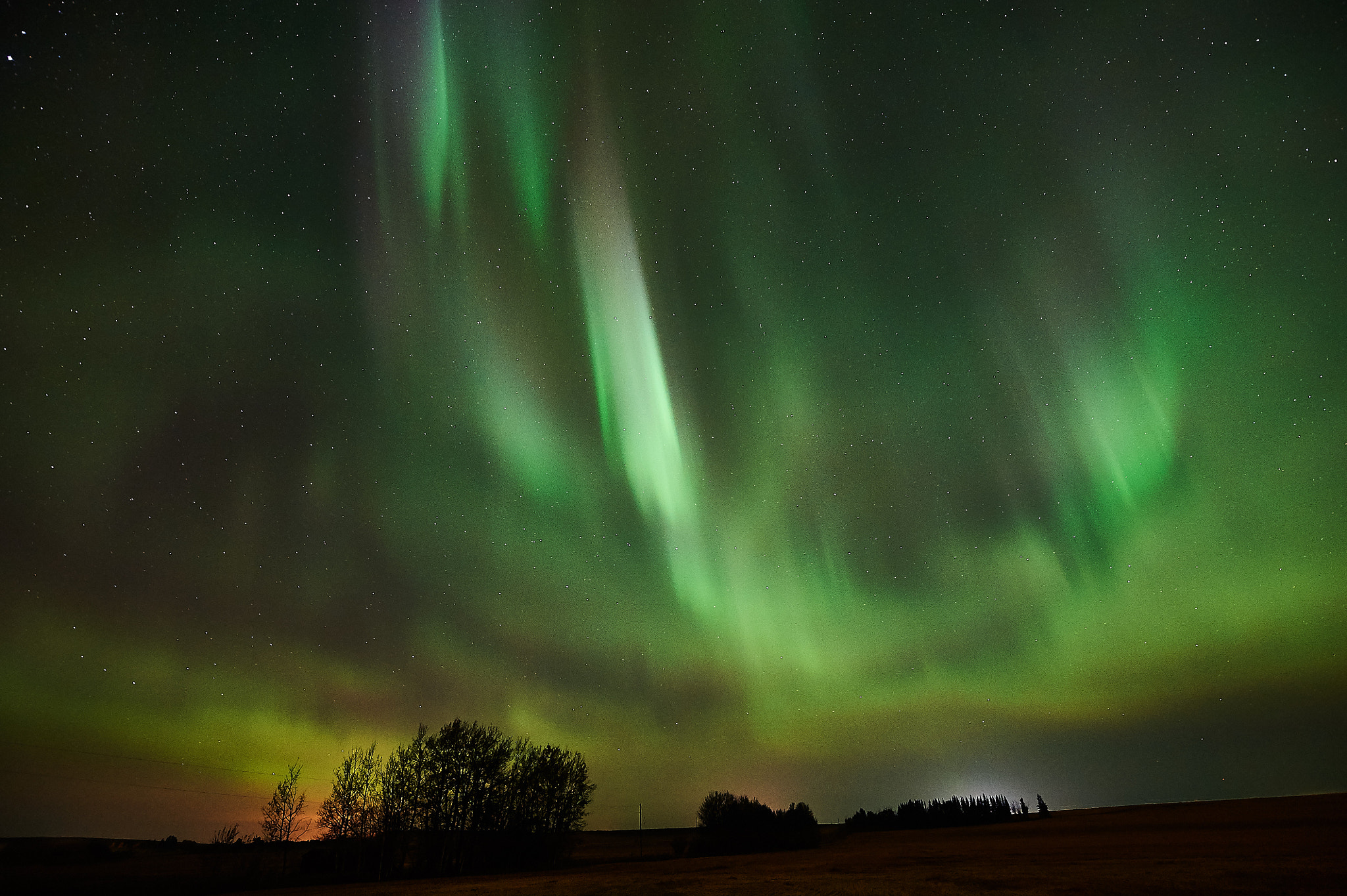 Nikon AF-S Nikkor 16-35mm F4G ED VR sample photo. Aurora photography