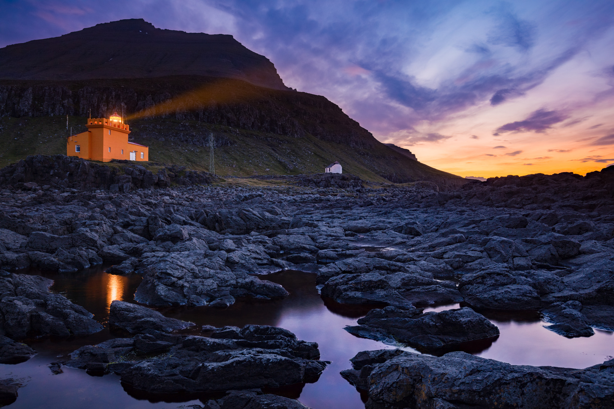 Canon EOS 5DS + Canon EF 16-35mm F4L IS USM sample photo. Dalatangi lighthouse photography