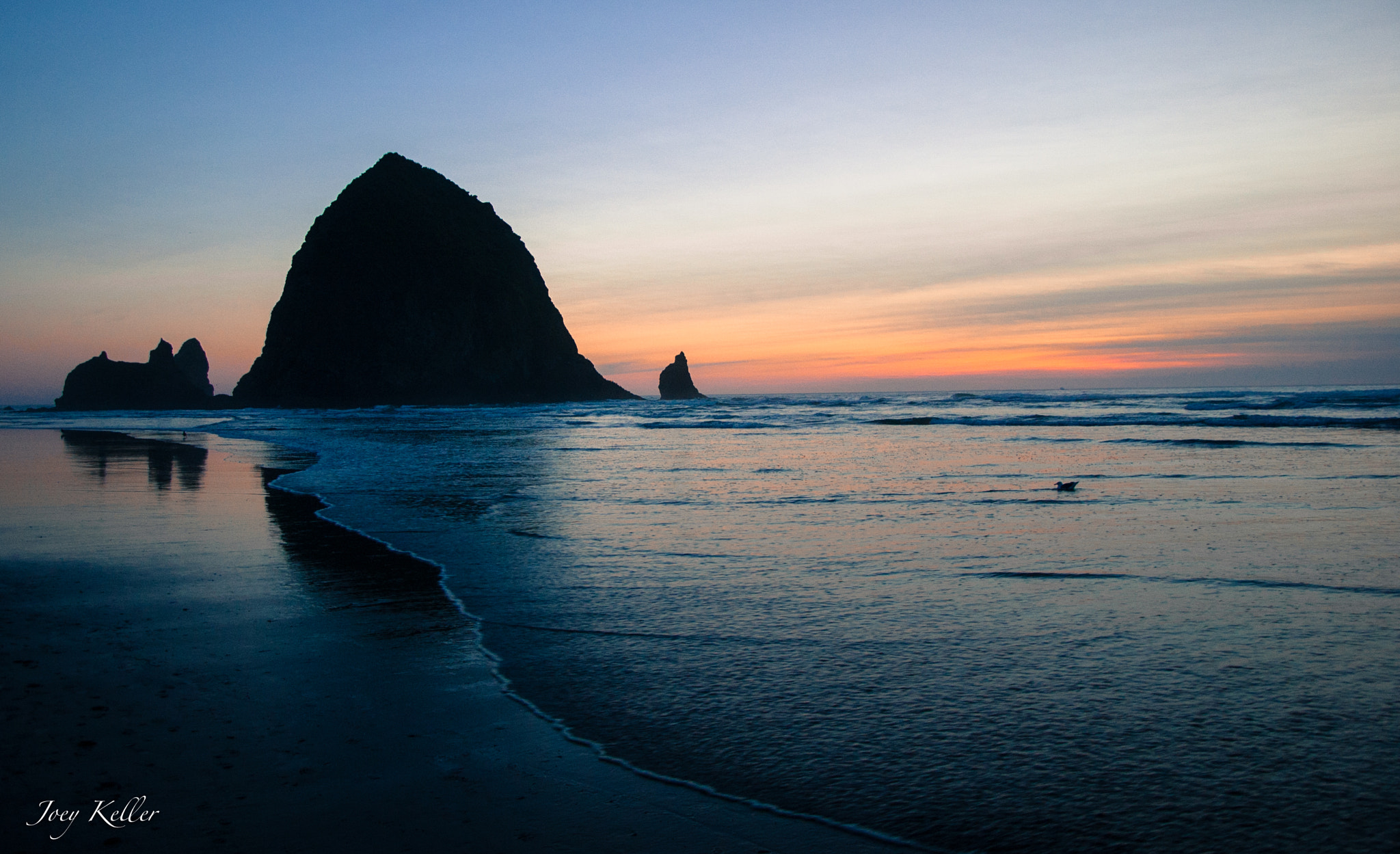 Nikon D40 sample photo. Haystack rock photography