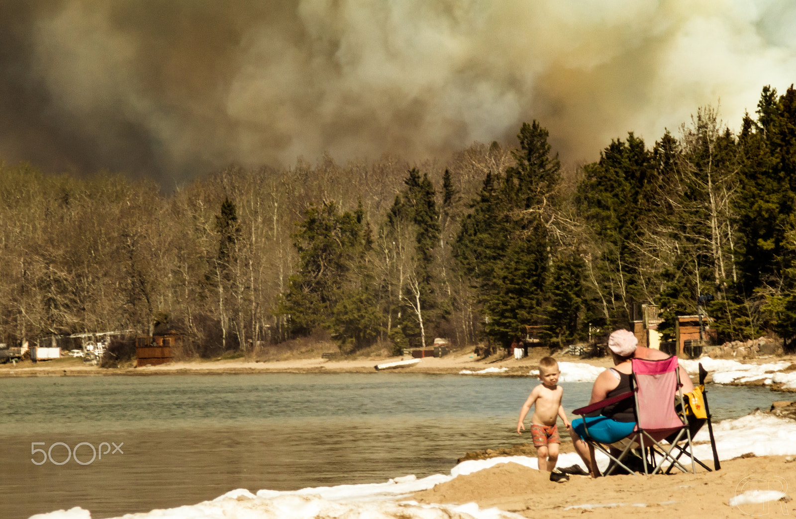 Canon EF 35-80mm f/4-5.6 sample photo. Watch the forest burn photography