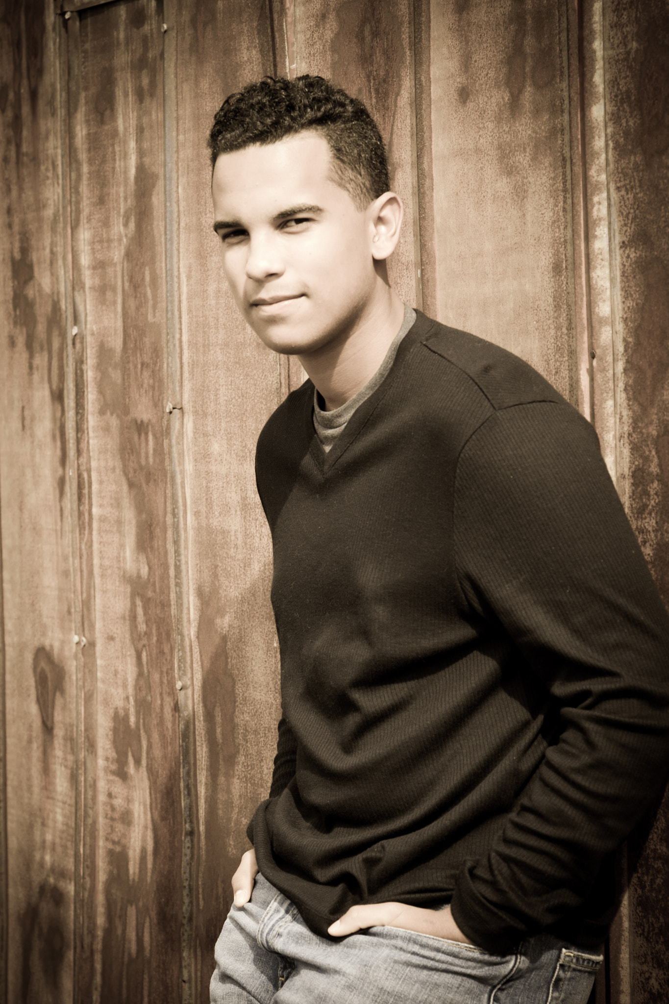 Canon EOS 40D sample photo. Aaron's senior photo photography