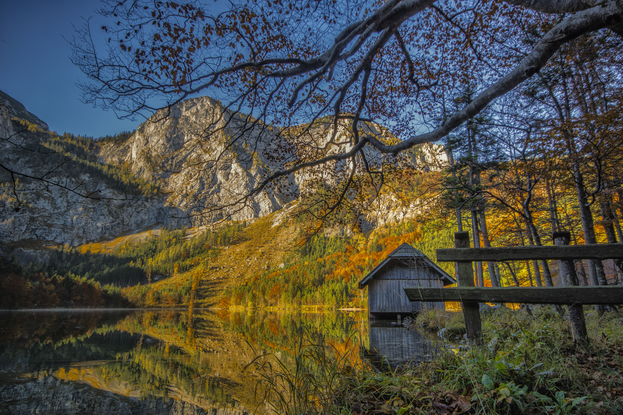 Minolta AF 28-80mm F3.5-5.6 II sample photo. Langbathsee photography