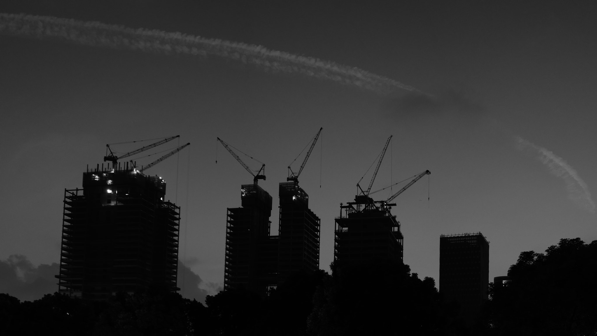Nikon Df sample photo. City silhouette photography