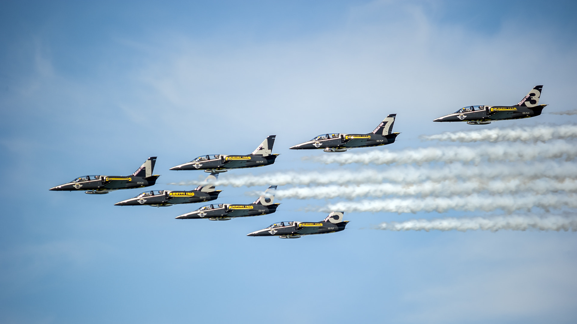 Sigma 150-500mm F5-6.3 DG OS HSM sample photo. Breitling jet team photography