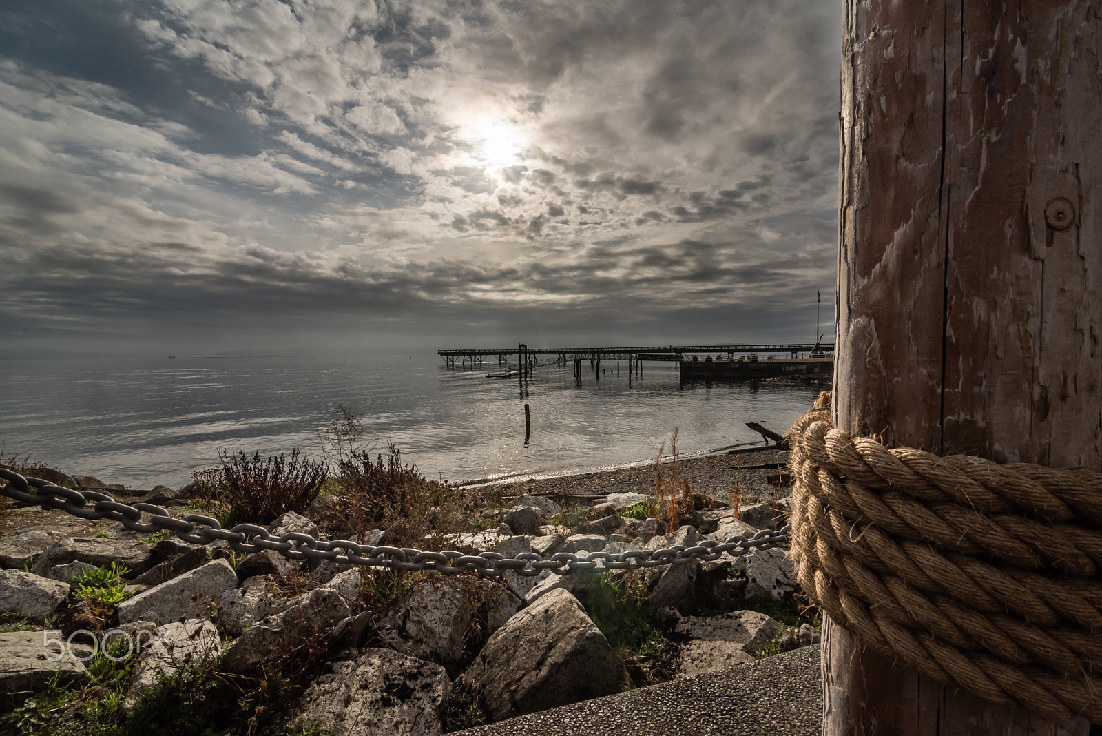 Nikon D750 sample photo. Clearing sky over the fishing pier in sidney, bc photography