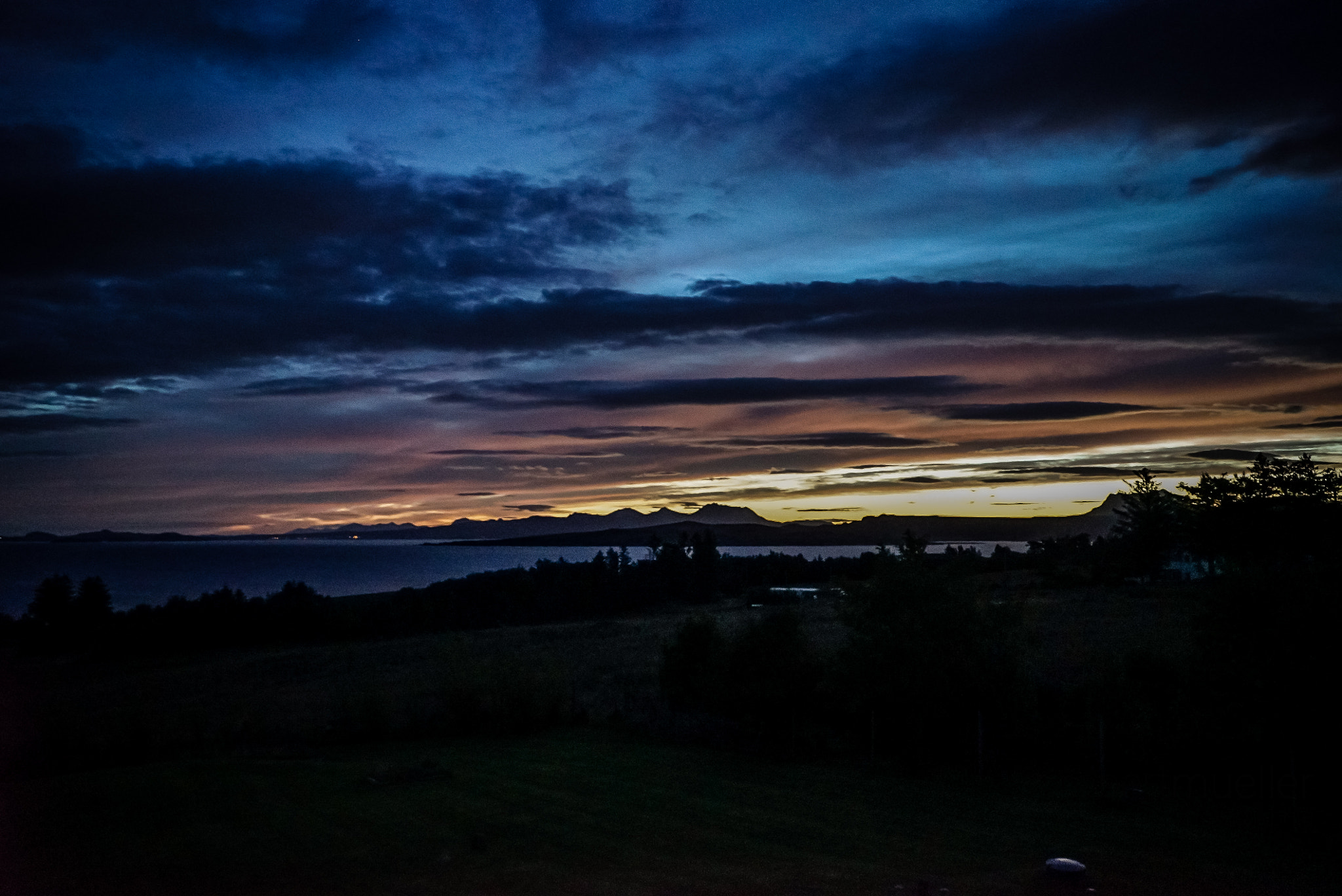 Sony a7S sample photo. Sunset over the gruinard bay photography