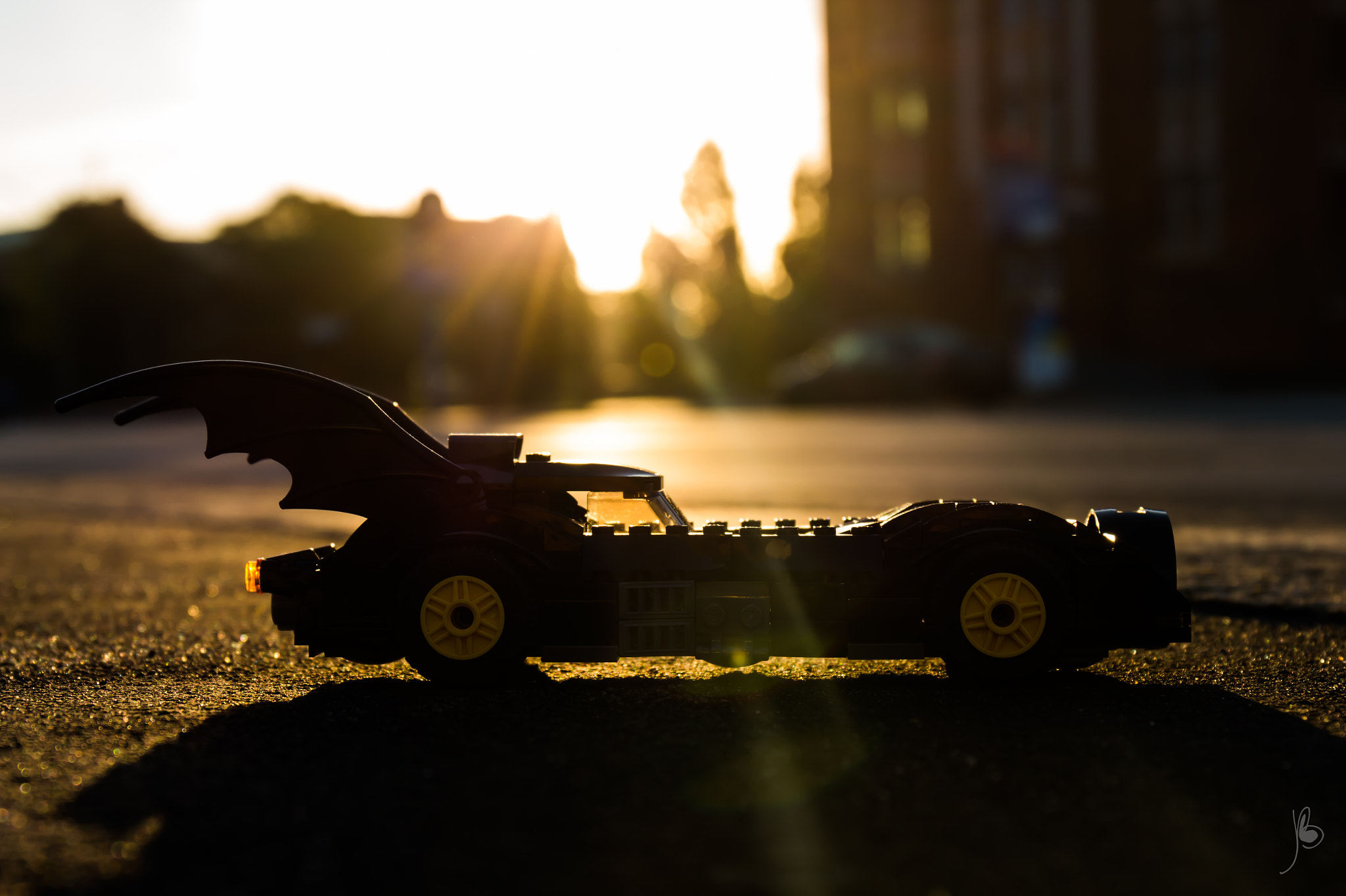 Canon EF 24-70mm F4L IS USM sample photo. A batmobile under the sunrise photography