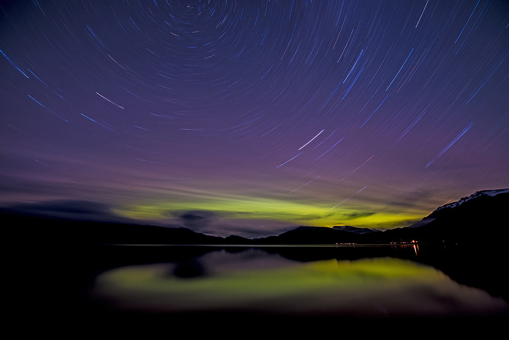 Nikon D810A + Nikon AF-S Nikkor 14-24mm F2.8G ED sample photo. Aurora borealis in the yukon. bc canada photography