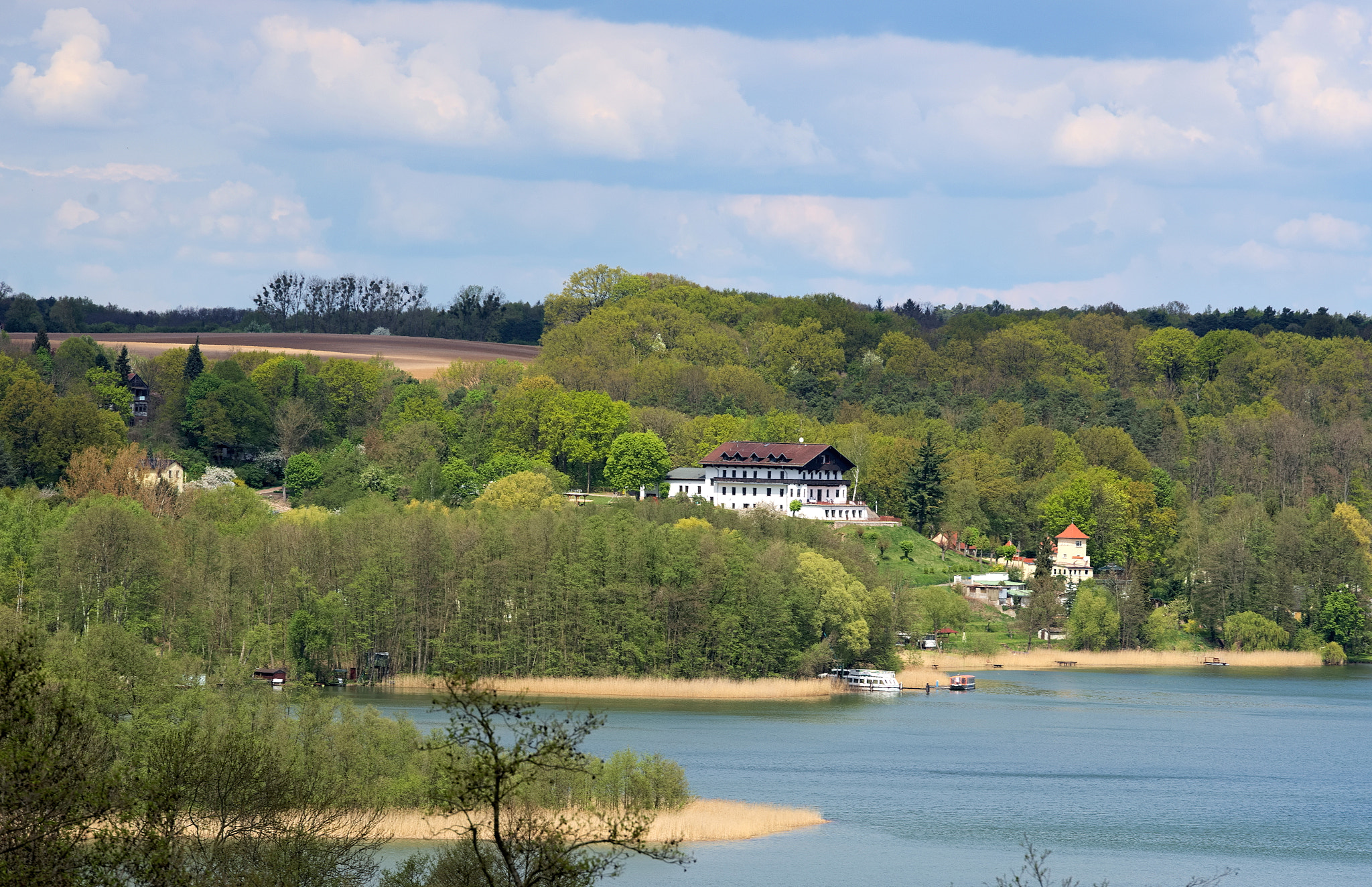 Tamron SP 70-200mm F2.8 Di VC USD sample photo. Blick auf bollersdorf am schermützelsee photography