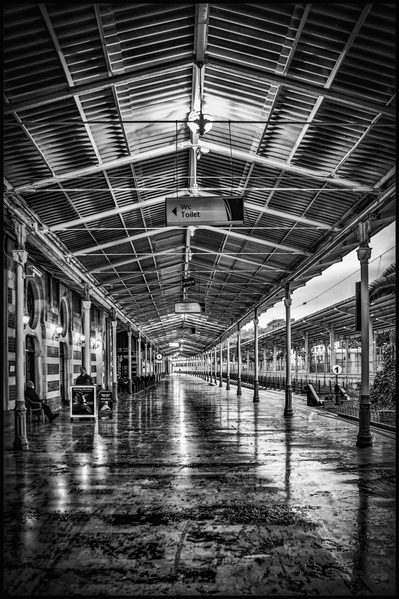 Canon EF 28-135mm F3.5-5.6 IS USM sample photo. Abandoned train station... photography