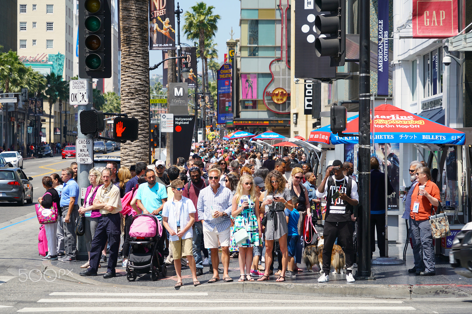 Sony a7R II sample photo. Walk of fame photography