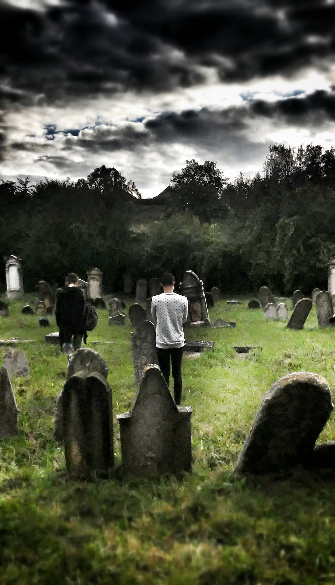 LG D620R sample photo. In the cemetery photography