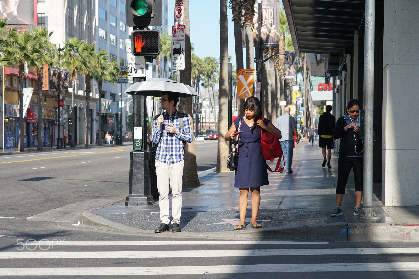 Sony FE 24-240mm F3.5-6.3 OSS sample photo. Hollywood, walk of fame photography