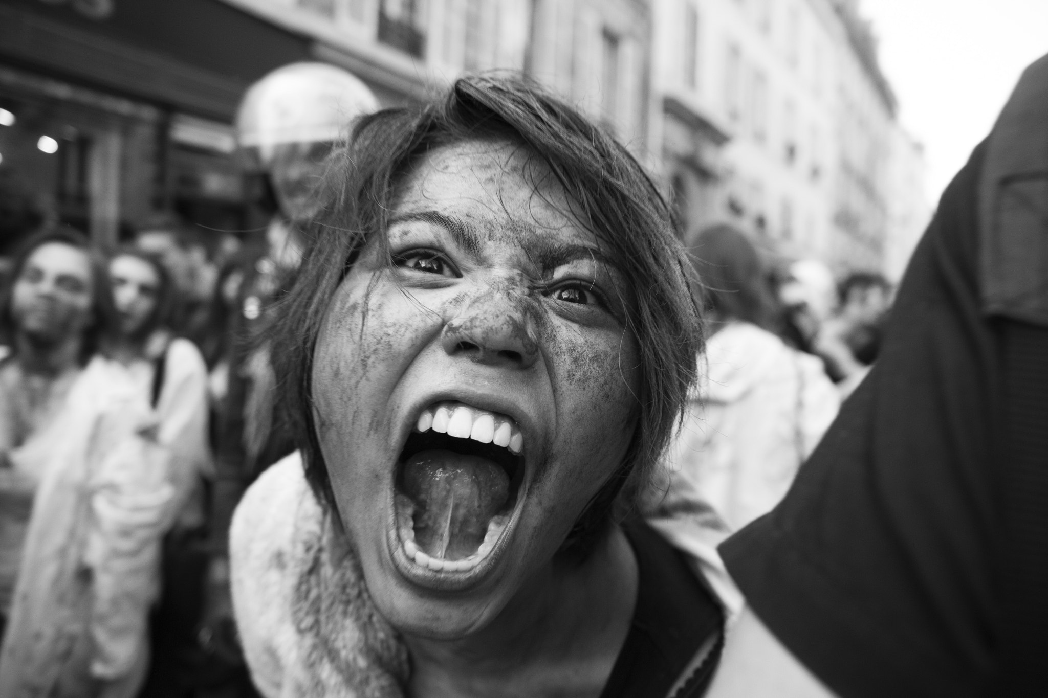 Canon EF 24-105mm F3.5-5.6 IS STM sample photo. Zombie walk photography