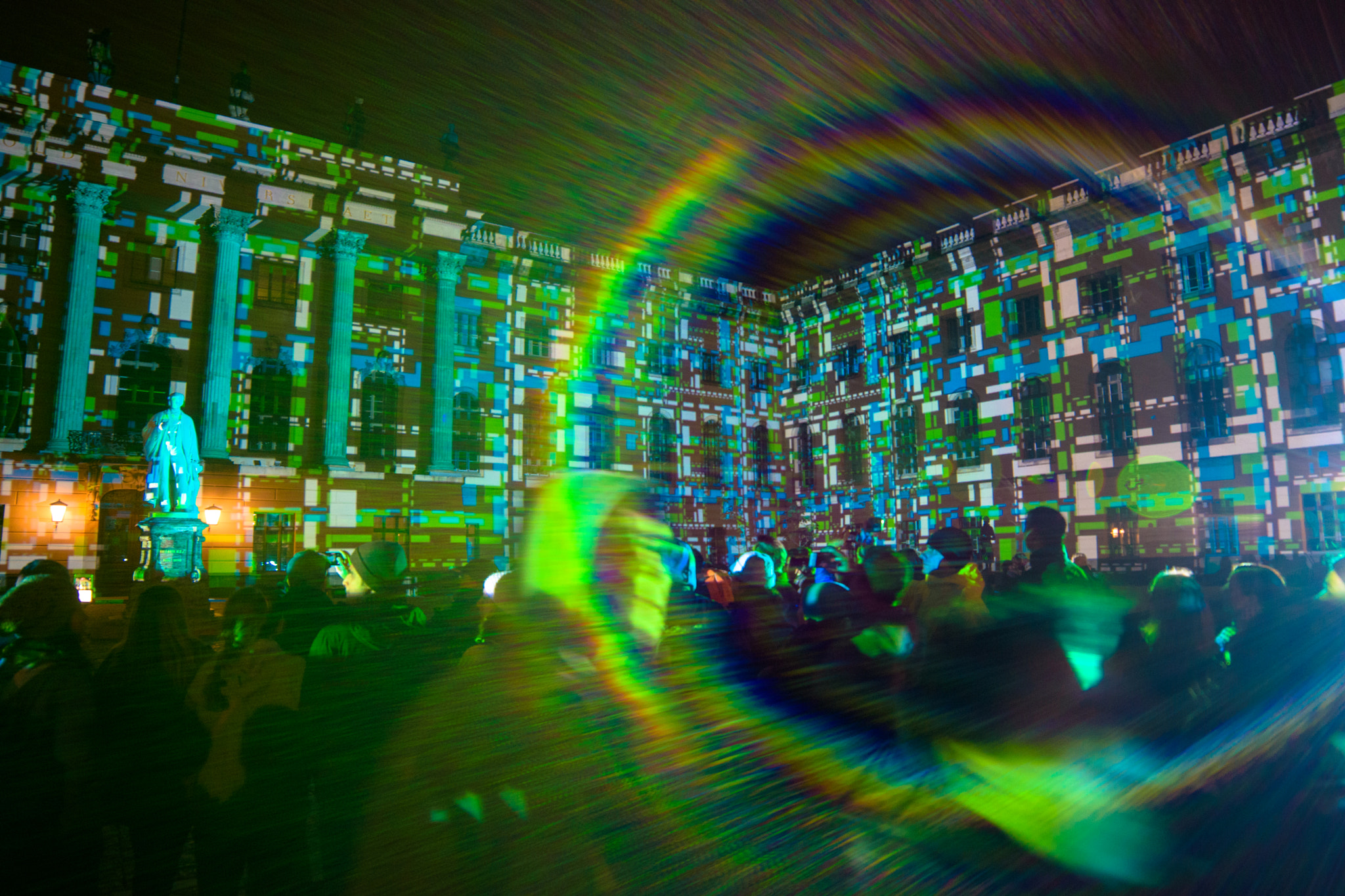 Samyang 14mm F2.8 ED AS IF UMC sample photo. Lens flare at humboldt university photography